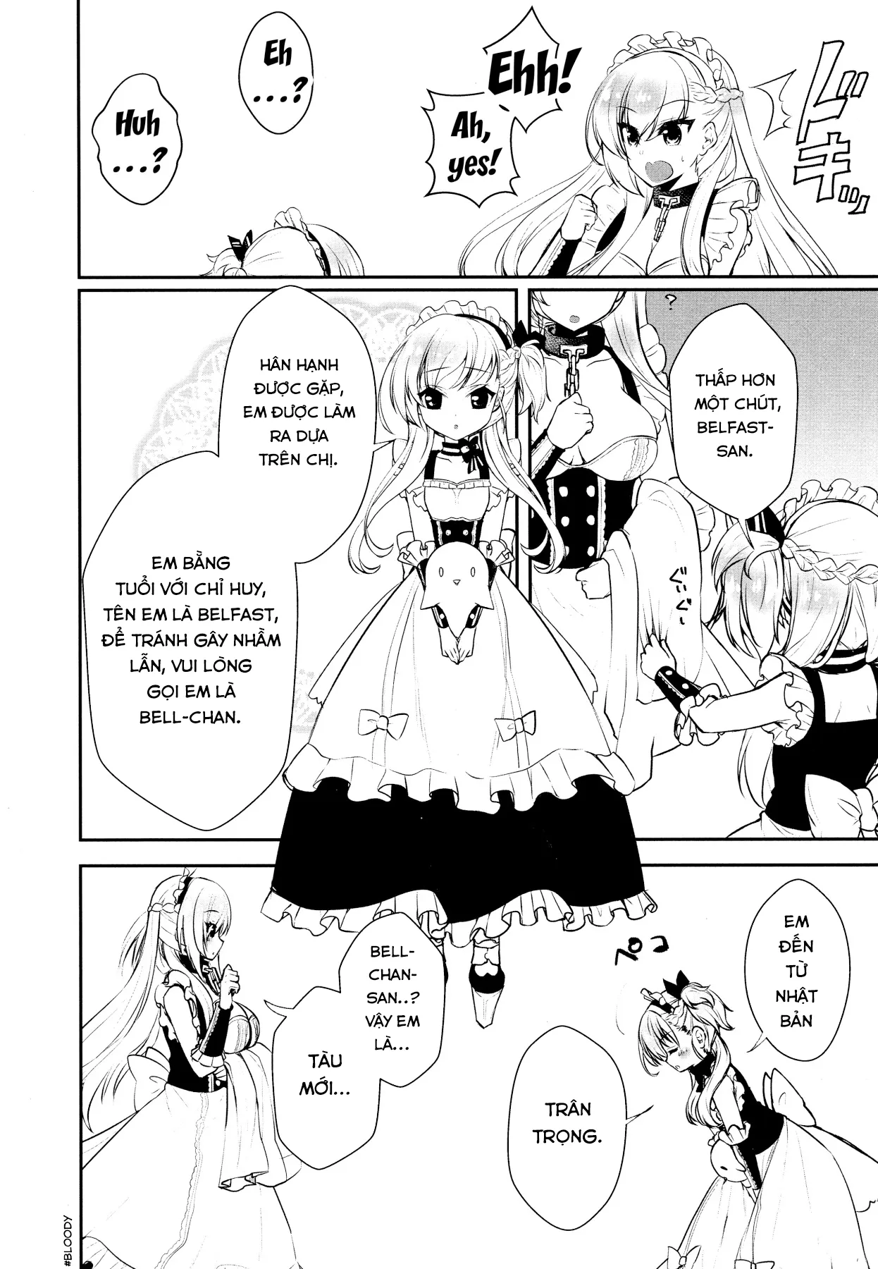 HentaiVN.net - Ảnh 7 - My name's Belfast, Master (Azur Lane) [Belfast desu, Goshujin-sama.] - Chap 1