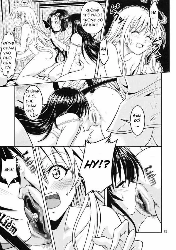 HentaiVN.net - Ảnh 14 - Anoko-tachi ga Taihen na Koto ni Nattemasu 2 (To Love-Ru) - Chap 1
