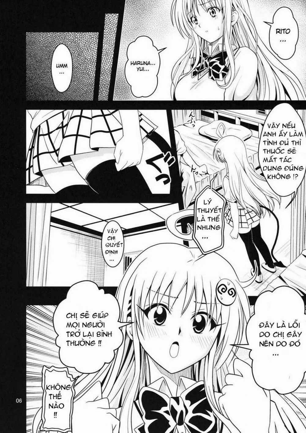 HentaiVN.net - Ảnh 5 - Anoko-tachi ga Taihen na Koto ni Nattemasu 2 (To Love-Ru) - Chap 1