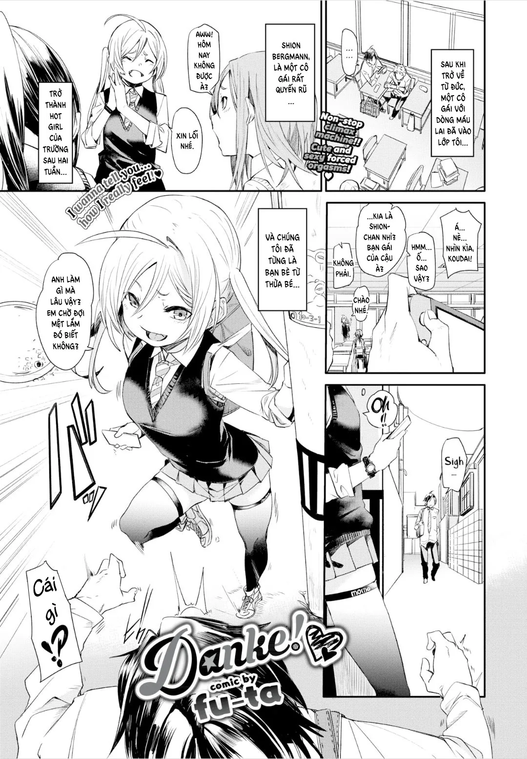 HentaiVN.net - Ảnh 1 - Danke! - Chap 1