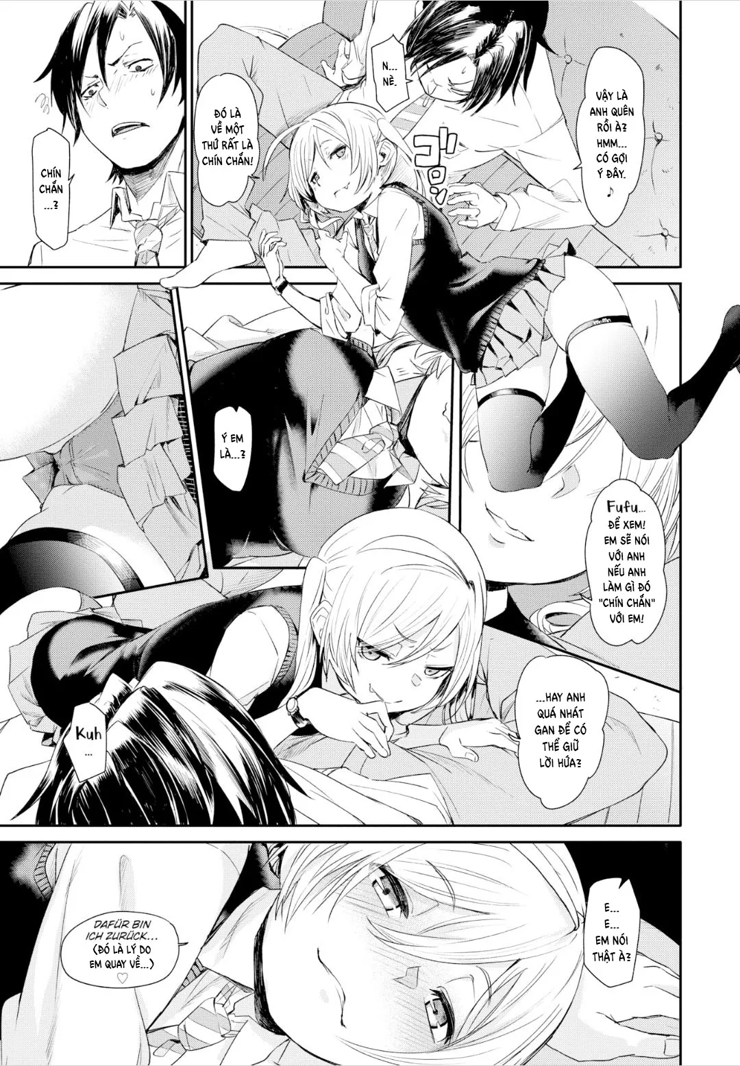 HentaiVN.net - Ảnh 5 - Danke! - Chap 1