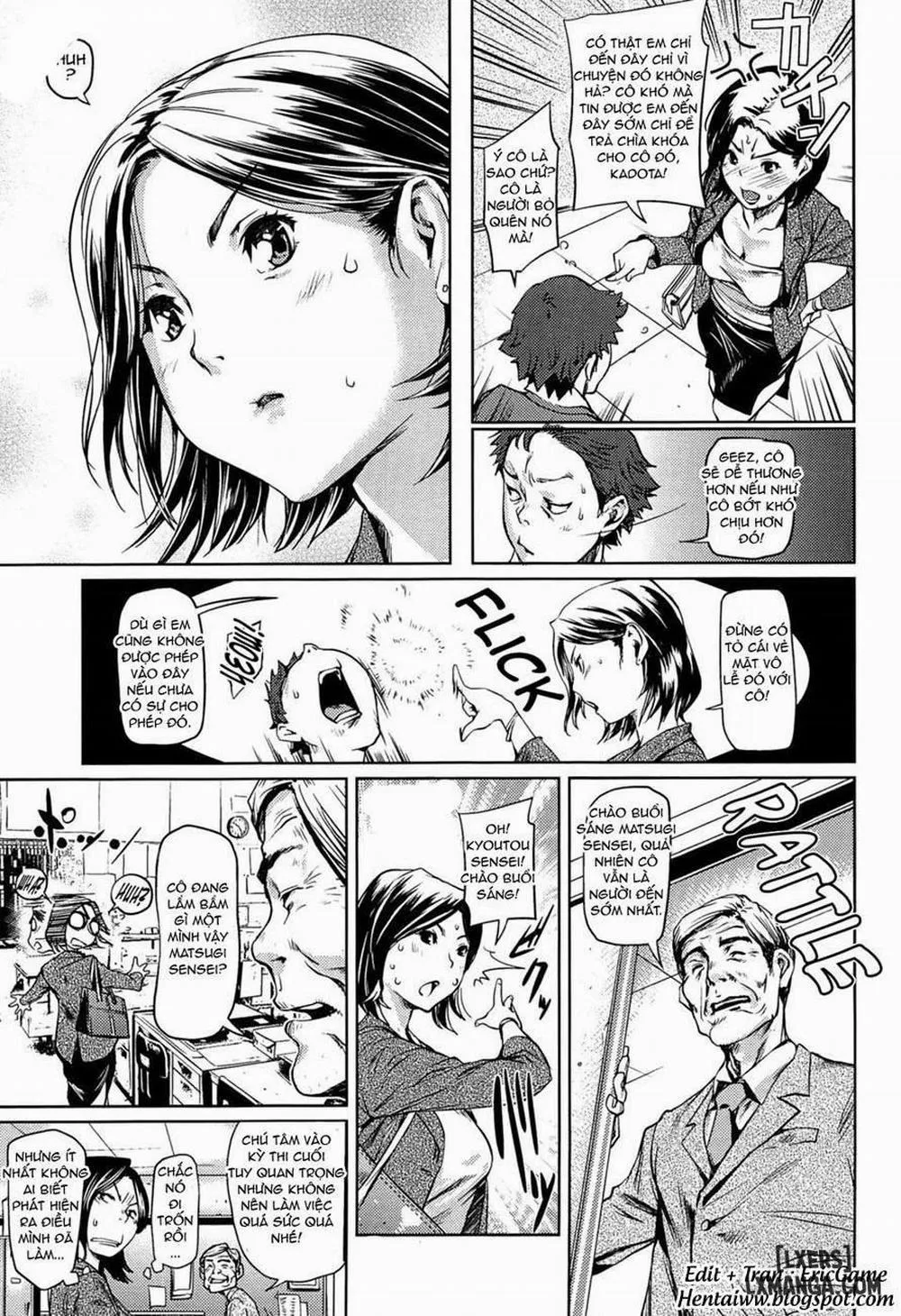 HentaiVN.net - Ảnh 3 - Welcome To The Staff Room - Chap 1
