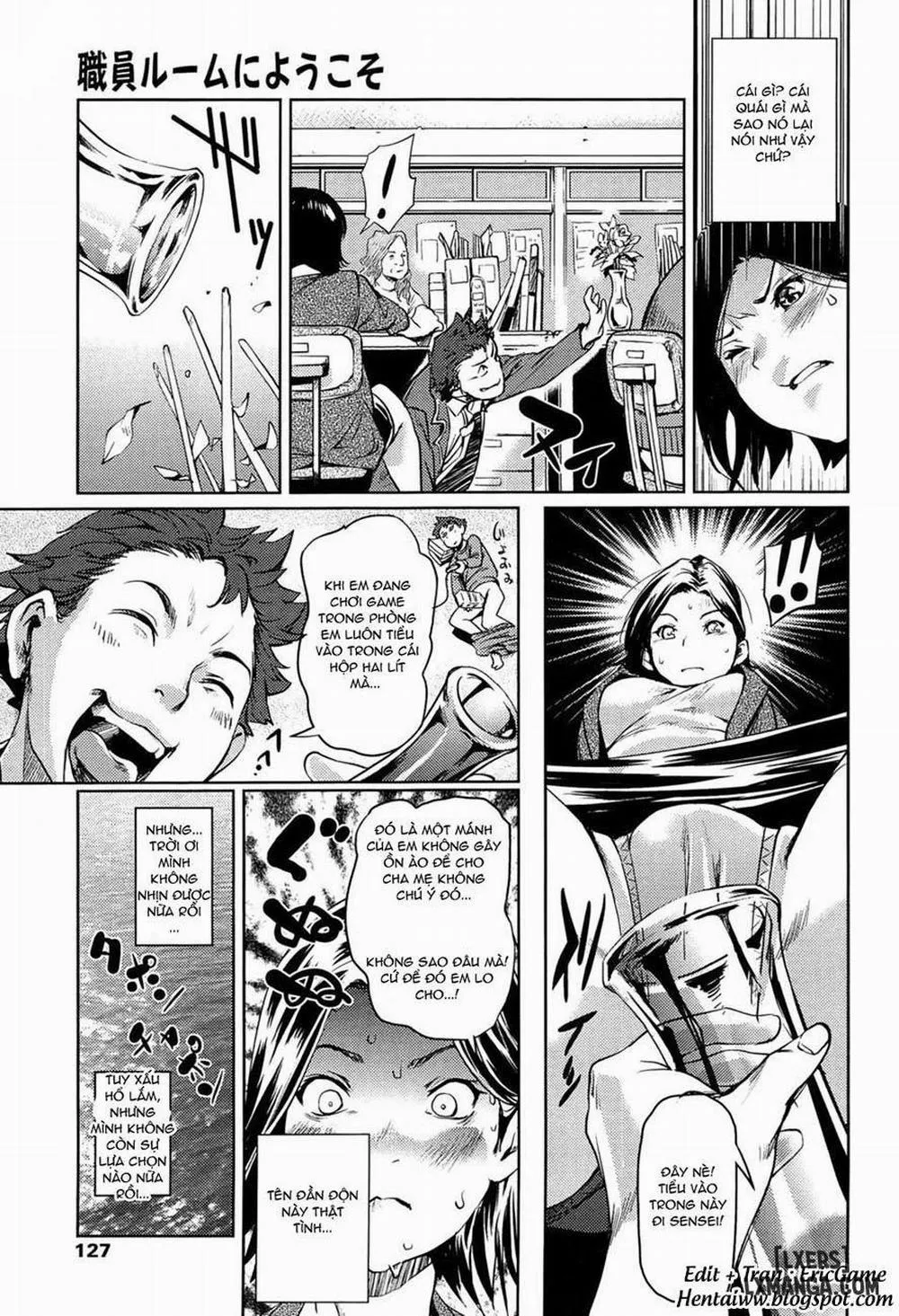 HentaiVN.net - Ảnh 9 - Welcome To The Staff Room - Chap 1