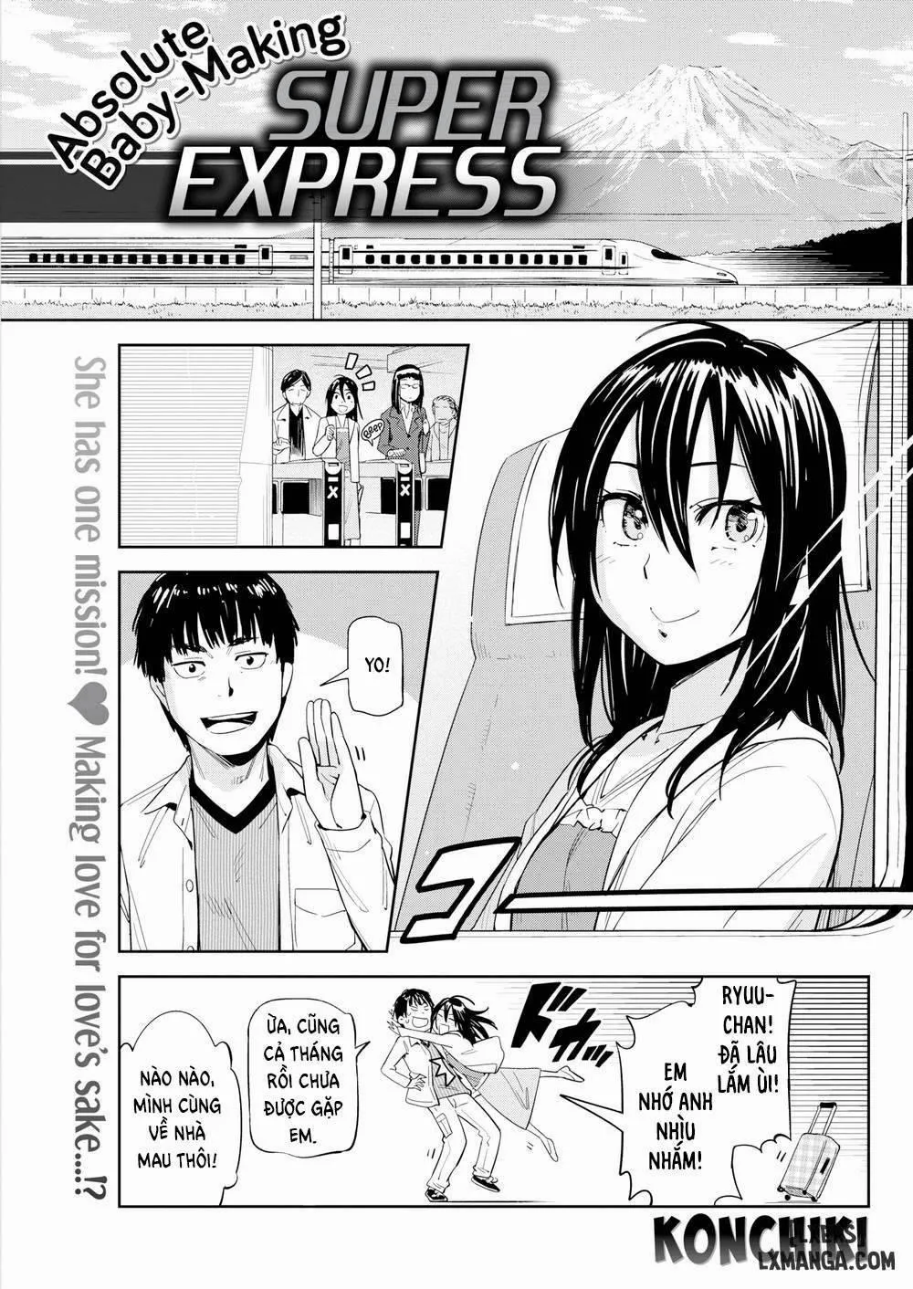HentaiVN.net - Ảnh 1 - Absolute Baby-Making Super Express - Chap 1