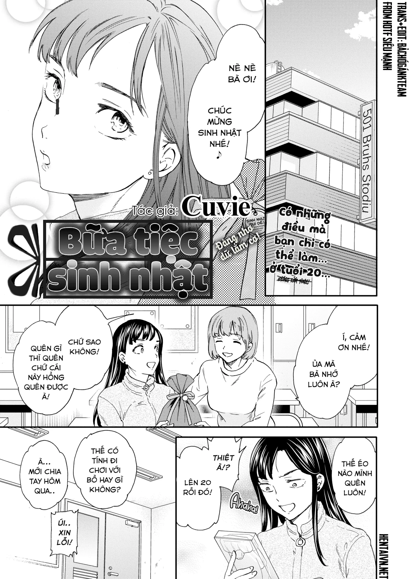 HentaiVN.net - Ảnh 3 - Bữa tiệc sinh nhật [Birthday Party] - Chap 1
