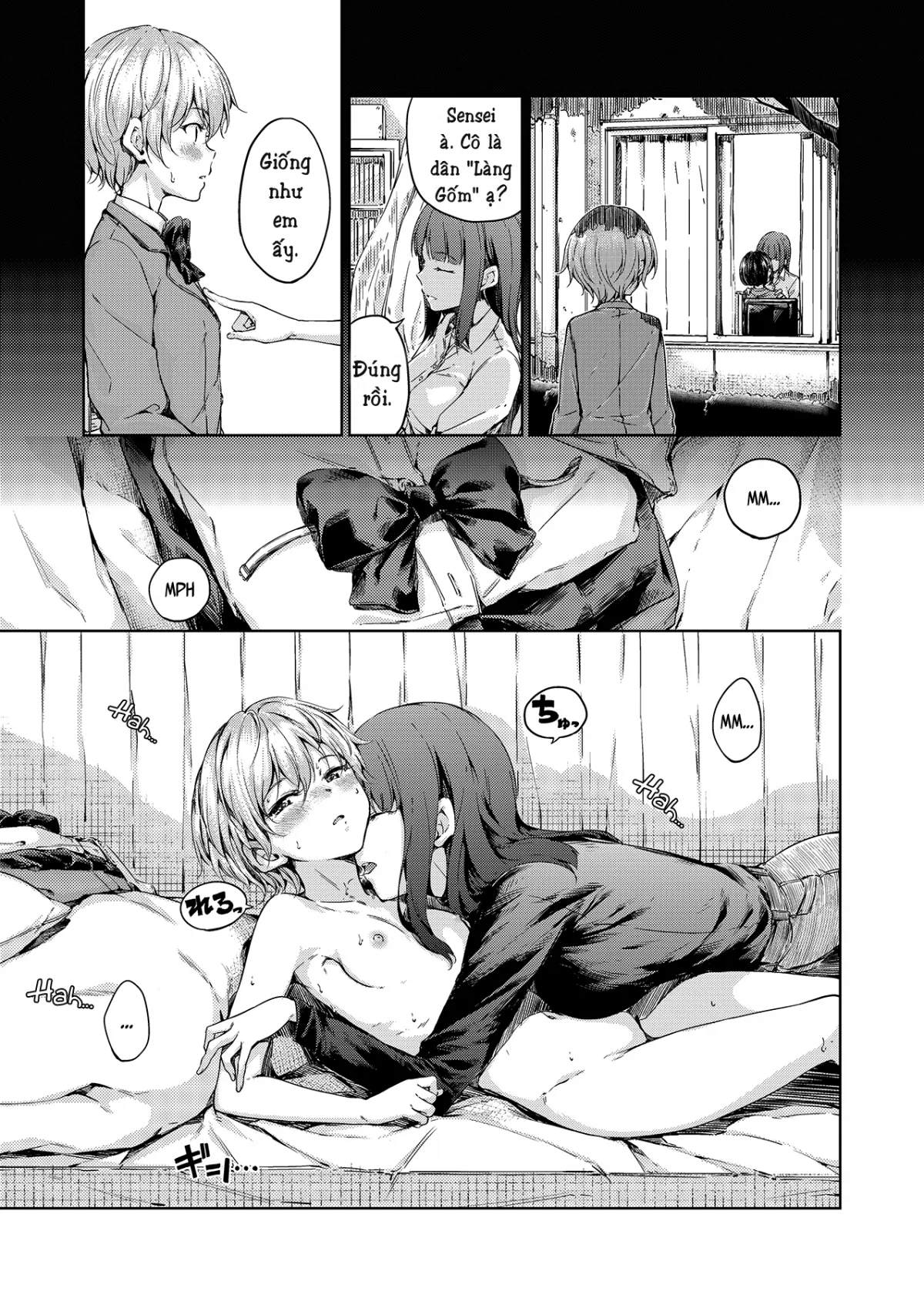 HentaiVN.net - Ảnh 5 - Ở lưng chừng câu chuyện viết dở [Chuu ni Uita mama no Kotoba, These Words That Remain Unfinished] - Chap 1