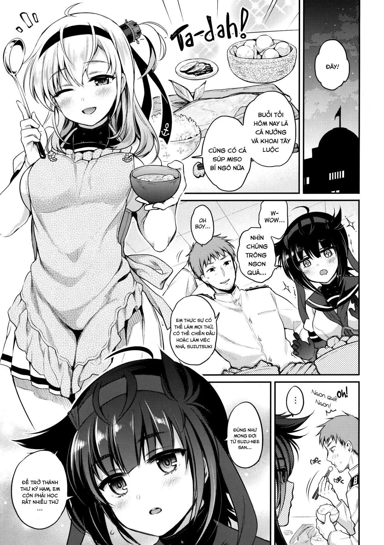 HentaiVN.net - Ảnh 5 - Hatsu Suzux! (Kantai Collection -KanColle-) - Chap 1