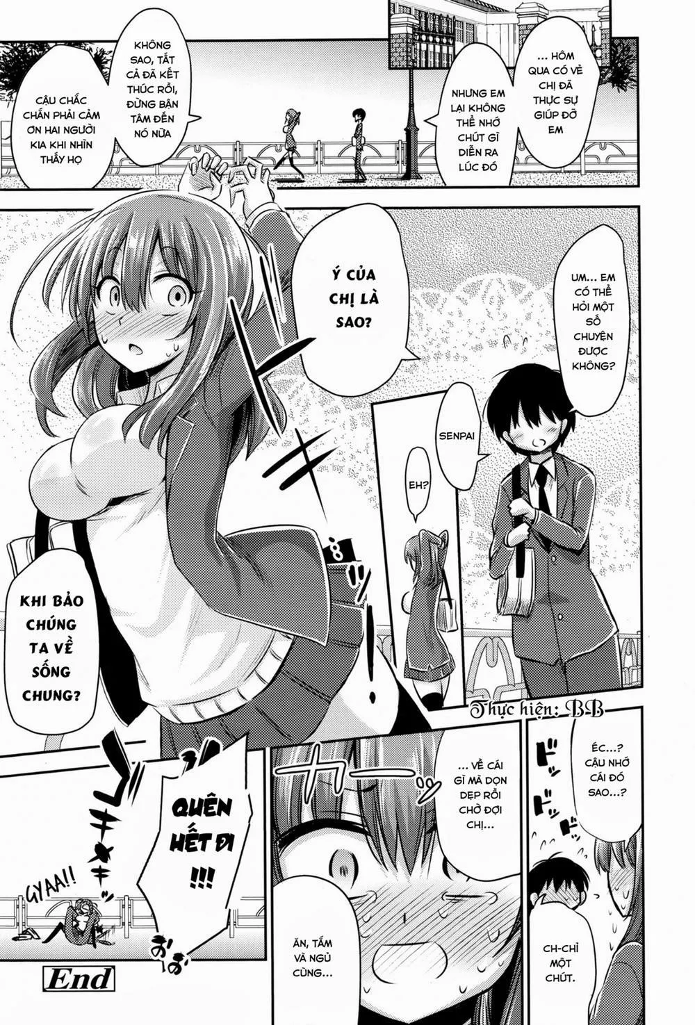 HentaiVN.net - Ảnh 27 - It Seems My Senpai, President, and Sensei Managed Me - Chap 1
