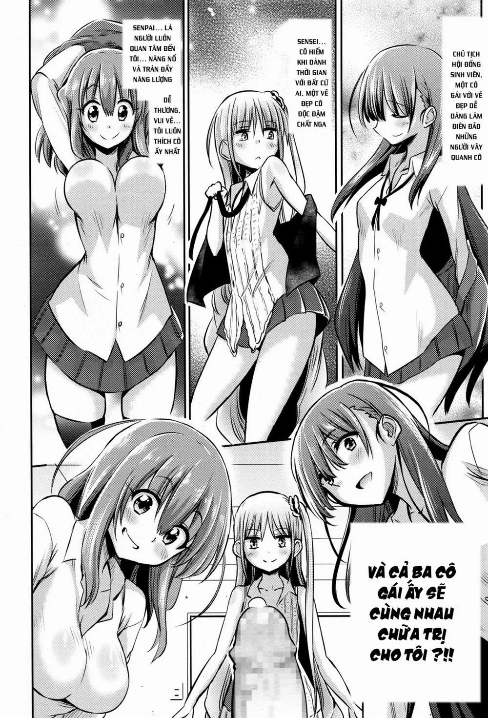 HentaiVN.net - Ảnh 4 - It Seems My Senpai, President, and Sensei Managed Me - Chap 1