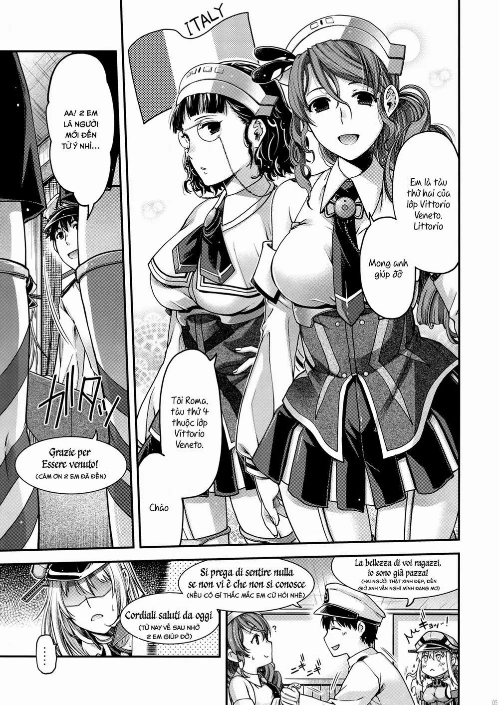HentaiVN.net - Ảnh 3 - Admiral!! (Kantai Collection -KanColle-) - Chap 1