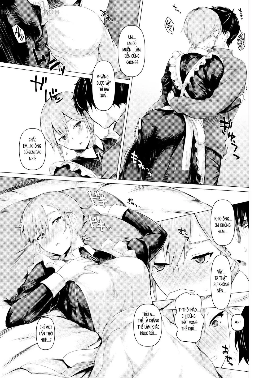 HentaiVN.net - Ảnh 13 - A MAID’S TRUE FACE - Chap 1