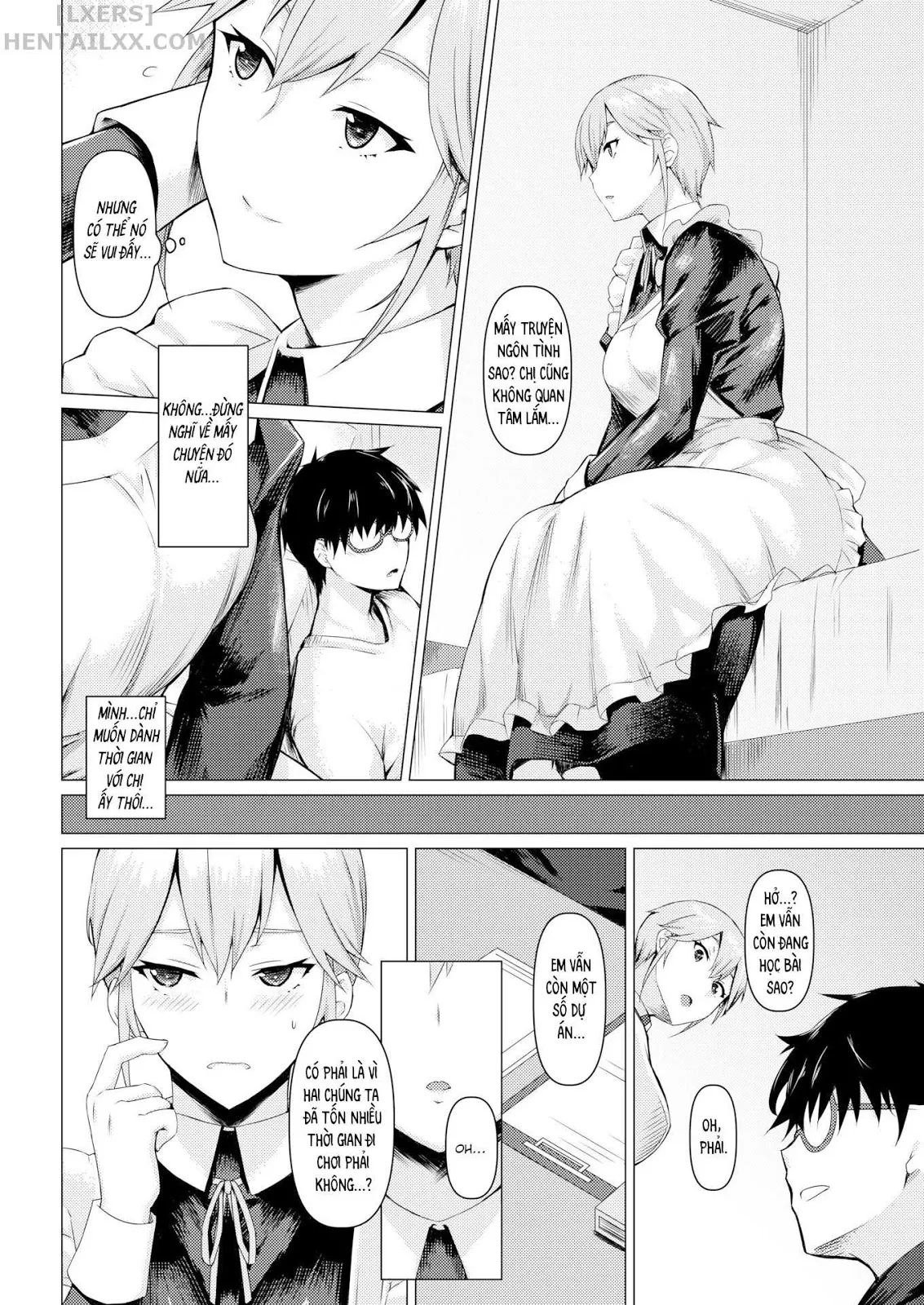 HentaiVN.net - Ảnh 5 - A MAID’S TRUE FACE - Chap 1