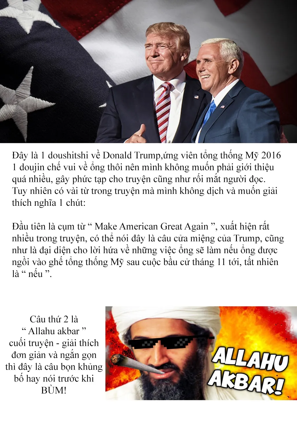 HentaiVN.net - Ảnh 1 - Truyện chế Donald Trump (Taiyou no Shizuku) - Chap 1