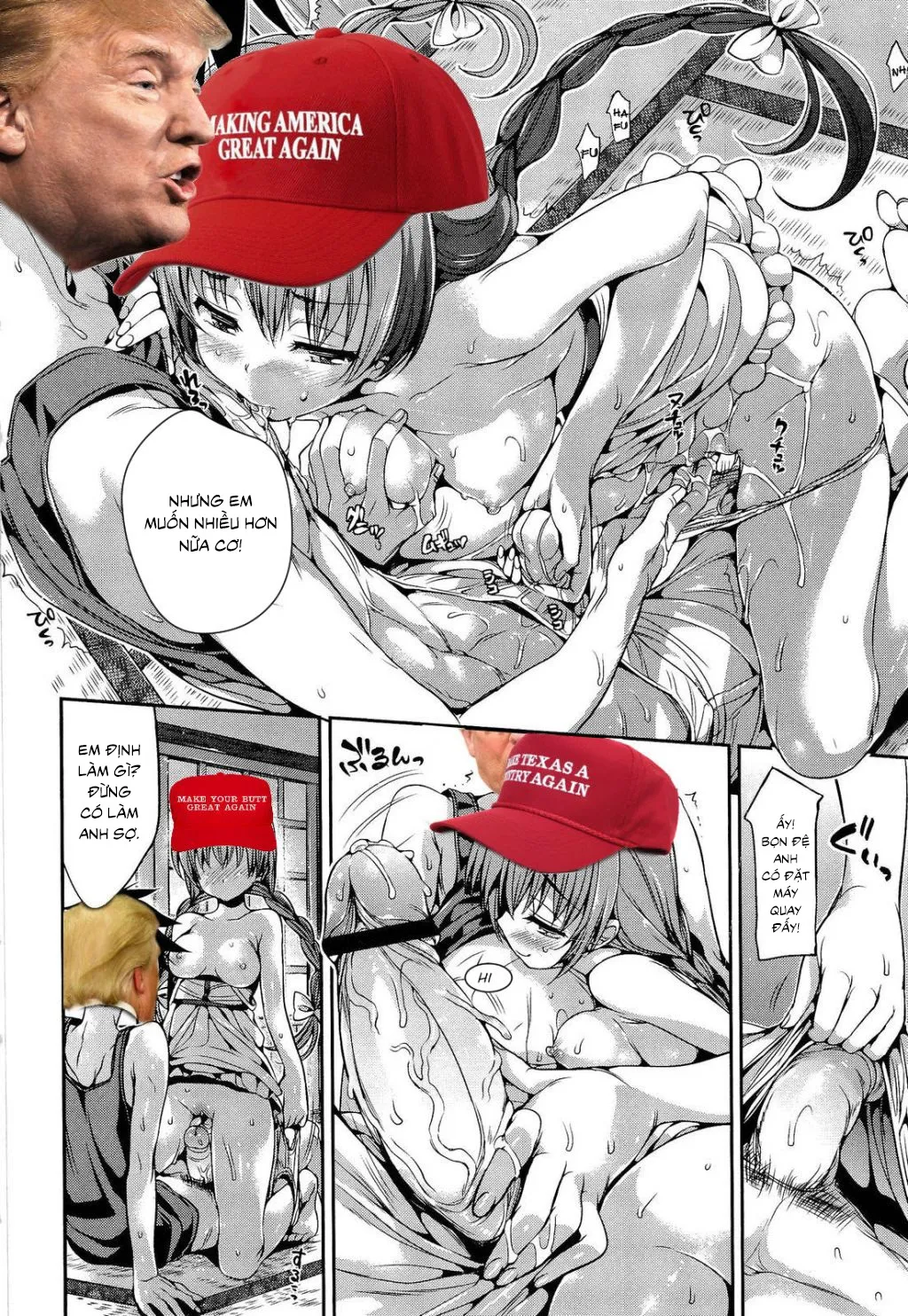 HentaiVN.net - Ảnh 11 - Truyện chế Donald Trump (Taiyou no Shizuku) - Chap 1