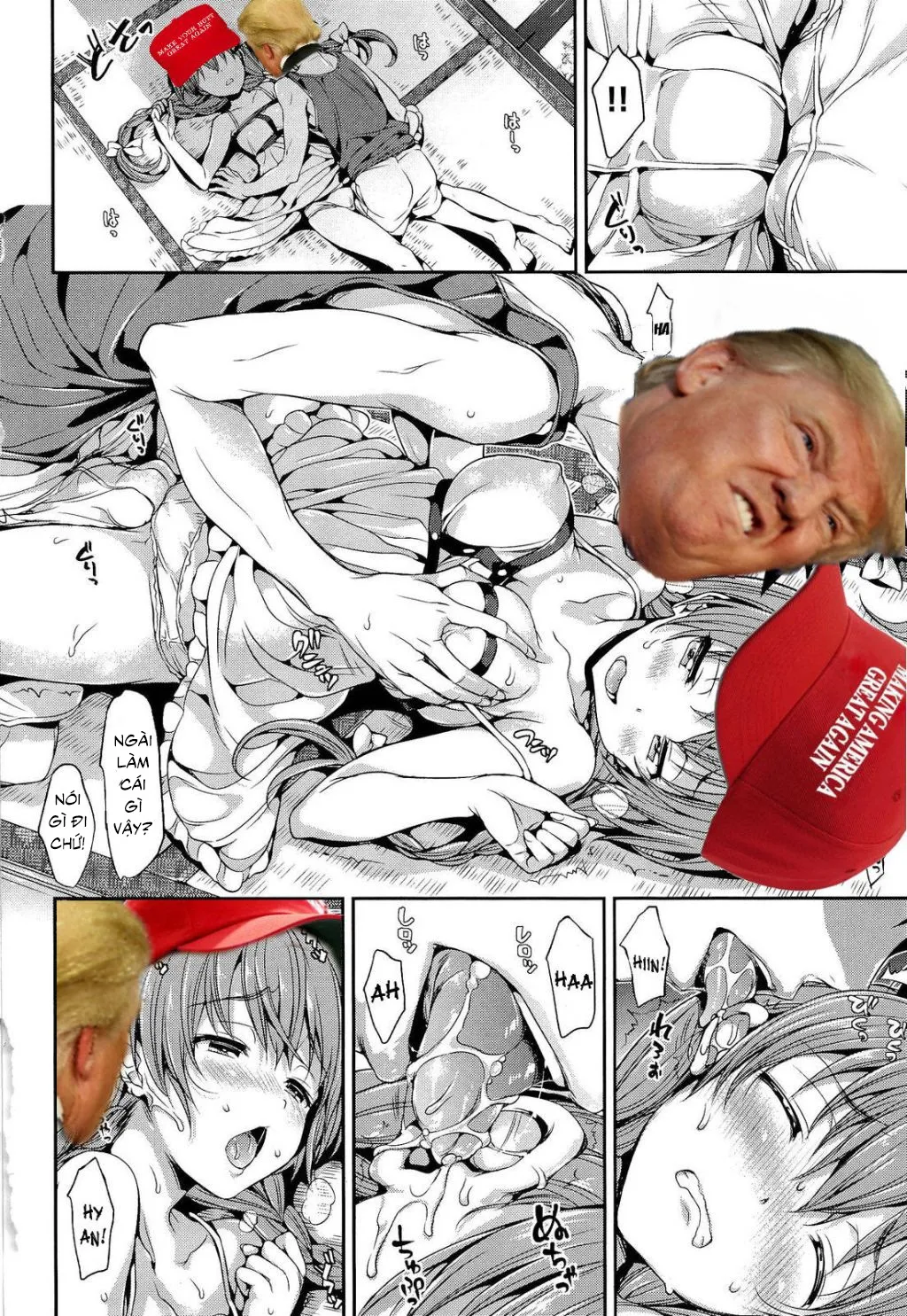 HentaiVN.net - Ảnh 9 - Truyện chế Donald Trump (Taiyou no Shizuku) - Chap 1