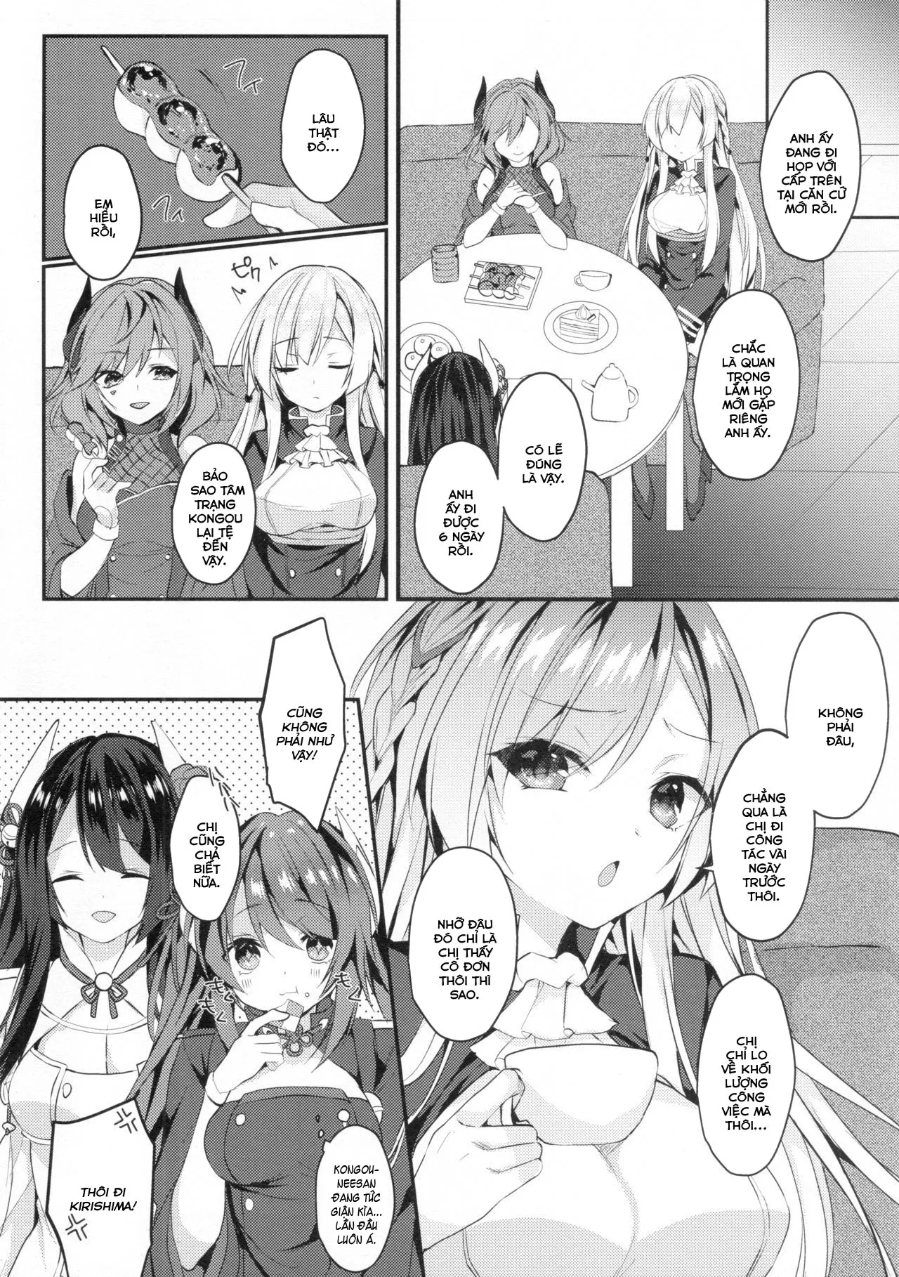 HentaiVN.net - Ảnh 4 - Kongou-nee-san ga Aishitekureru [金剛姉さんが愛してくれる] - Chap 1