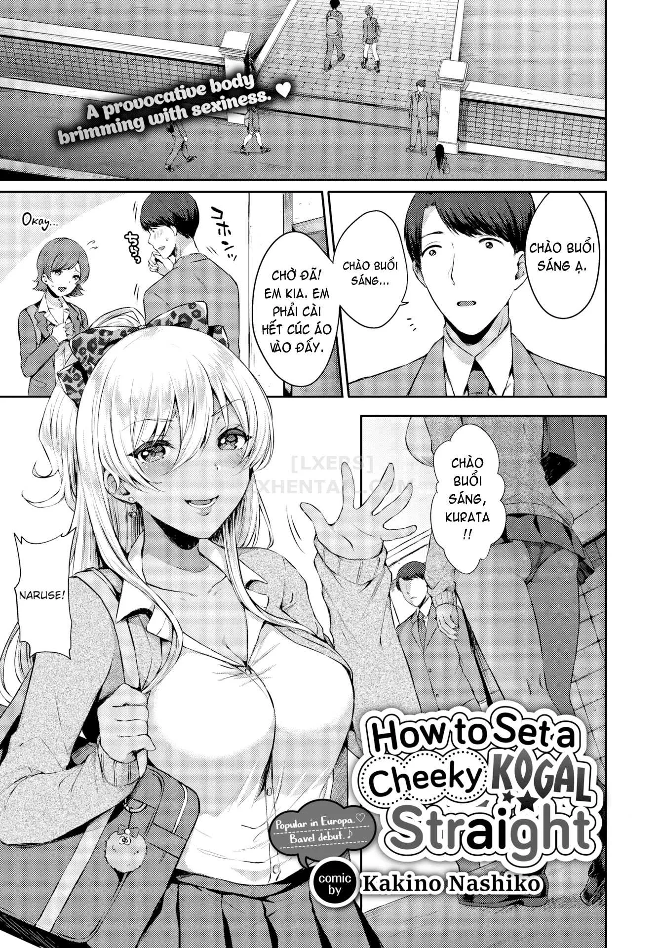 HentaiVN.net - Ảnh 5 - How to Set a Cheeky Kogal Straight [Comic Bavel 2019-07] - Chap 1