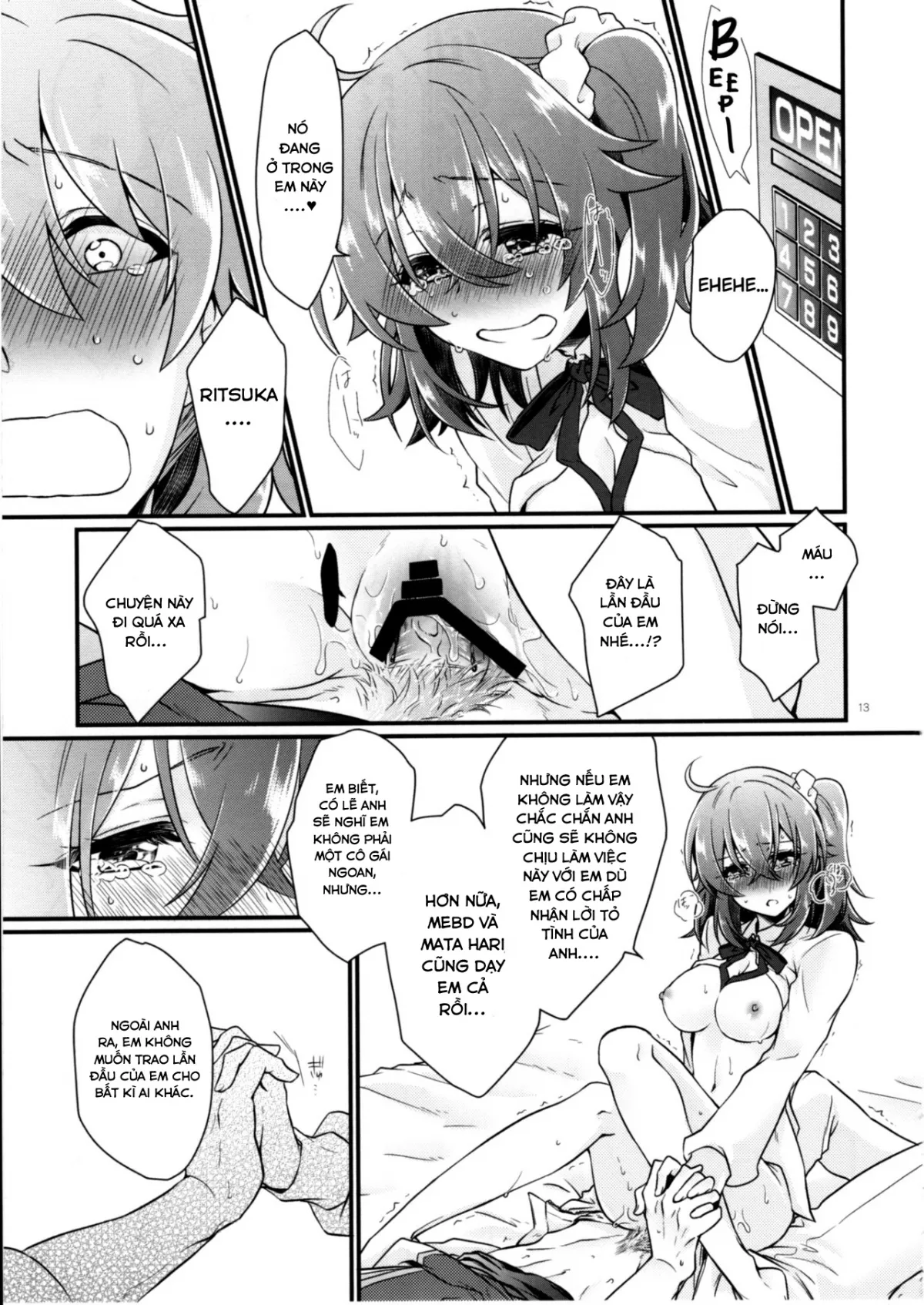 HentaiVN.net - Ảnh 16 - Doutei o Sutenai to Derarenai Heya ni Tojikomeraretara Happy End ni Natta Hanashi - Chap 1