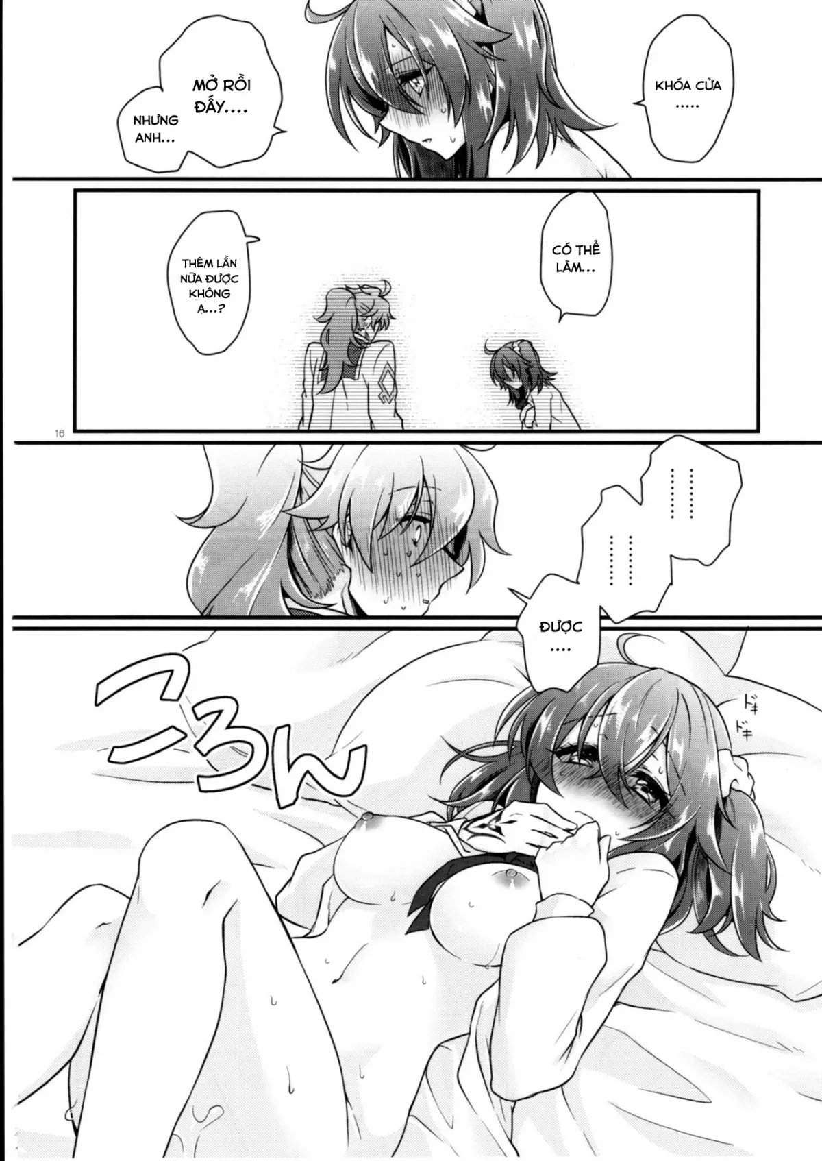 HentaiVN.net - Ảnh 19 - Doutei o Sutenai to Derarenai Heya ni Tojikomeraretara Happy End ni Natta Hanashi - Chap 1