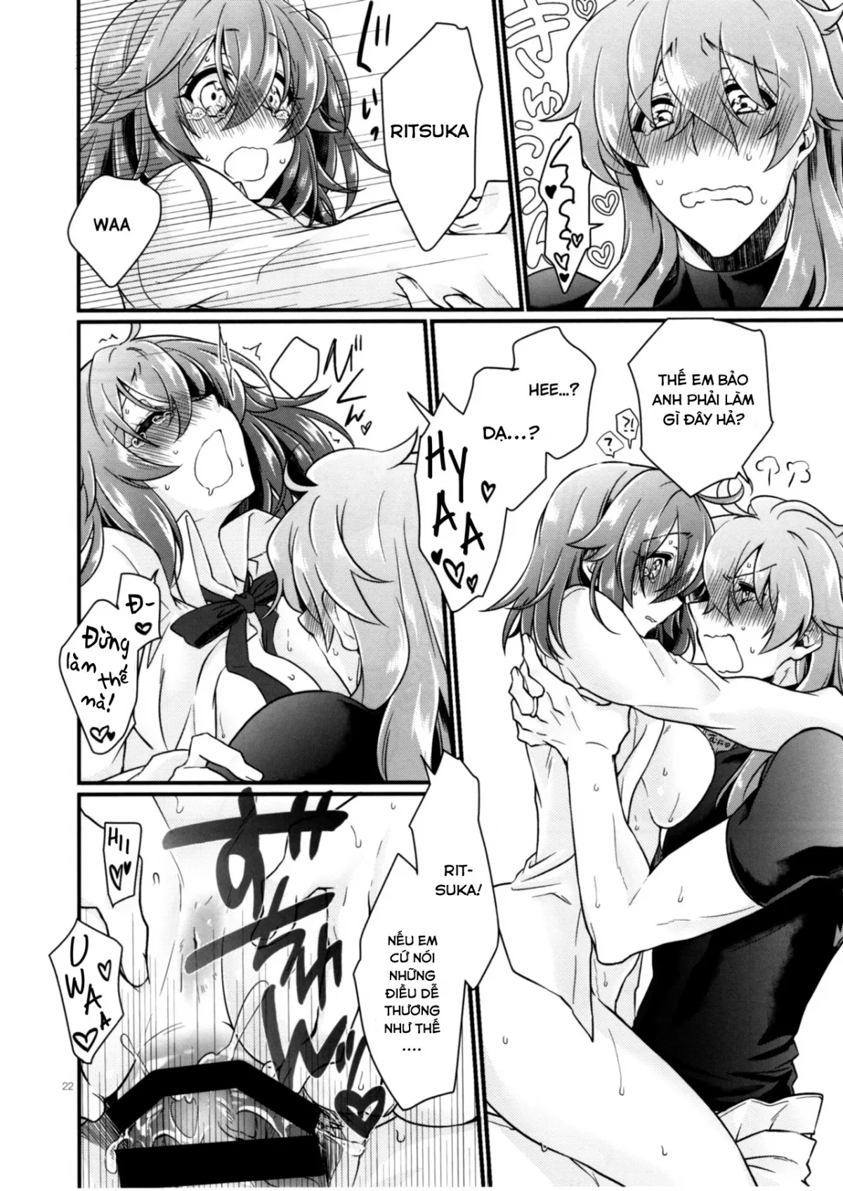 HentaiVN.net - Ảnh 25 - Doutei o Sutenai to Derarenai Heya ni Tojikomeraretara Happy End ni Natta Hanashi - Chap 1