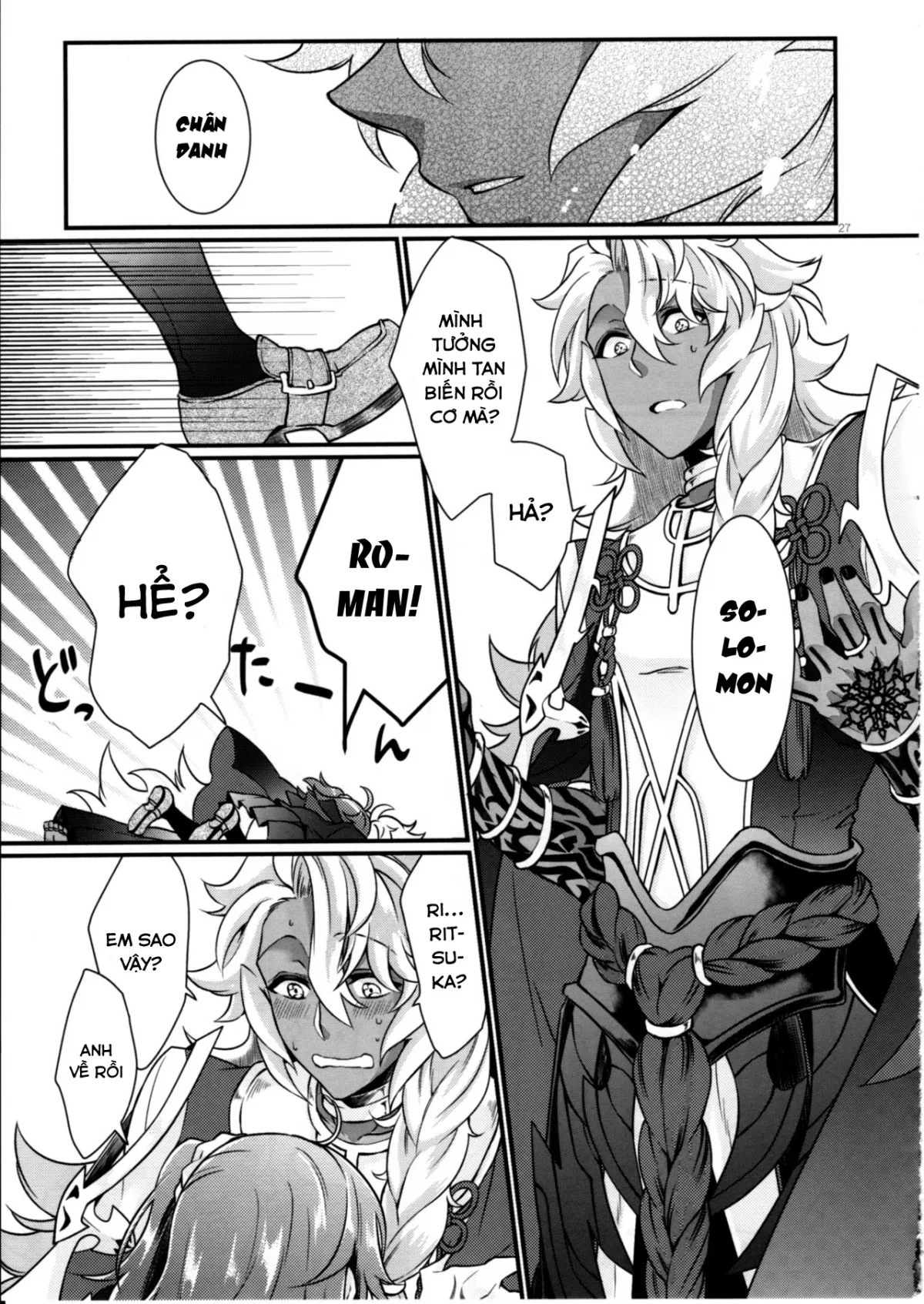 HentaiVN.net - Ảnh 30 - Doutei o Sutenai to Derarenai Heya ni Tojikomeraretara Happy End ni Natta Hanashi - Chap 1