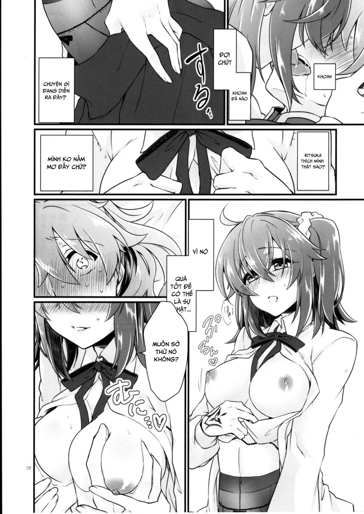 HentaiVN.net - Ảnh 9 - Doutei o Sutenai to Derarenai Heya ni Tojikomeraretara Happy End ni Natta Hanashi - Chap 1