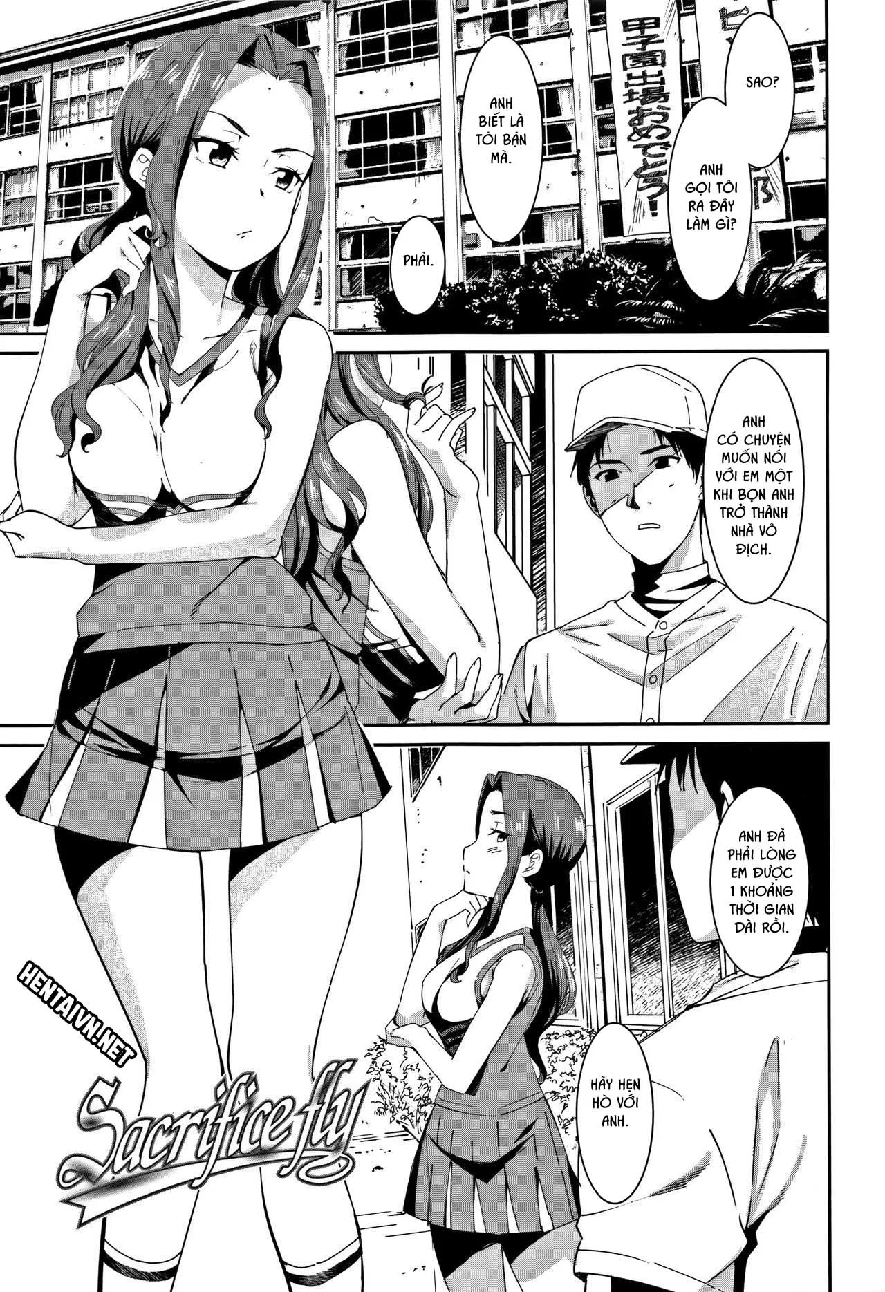 HentaiVN.net - Ảnh 3 - Sacrifice Fly - Chap 1