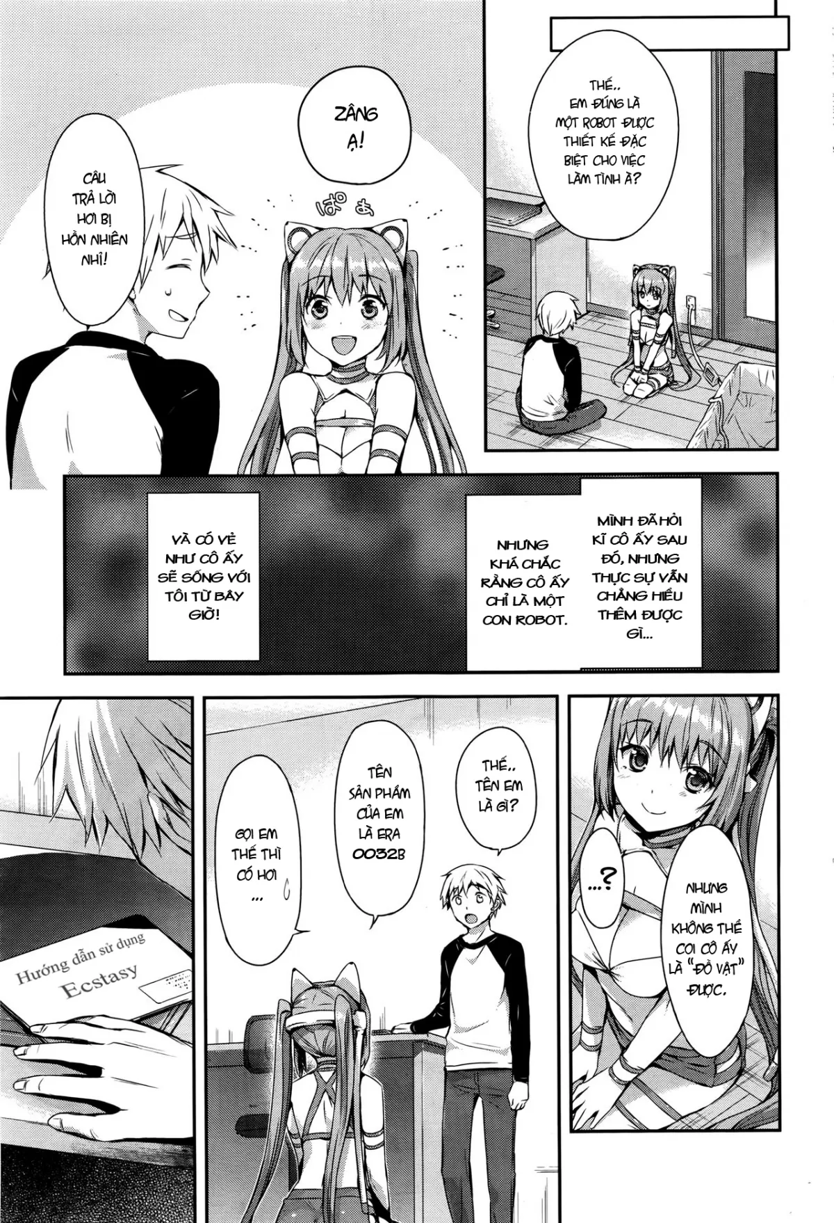 HentaiVN.net - Ảnh 27 - Tình yêu của người máy [Love Ecstasy] - Chap 1