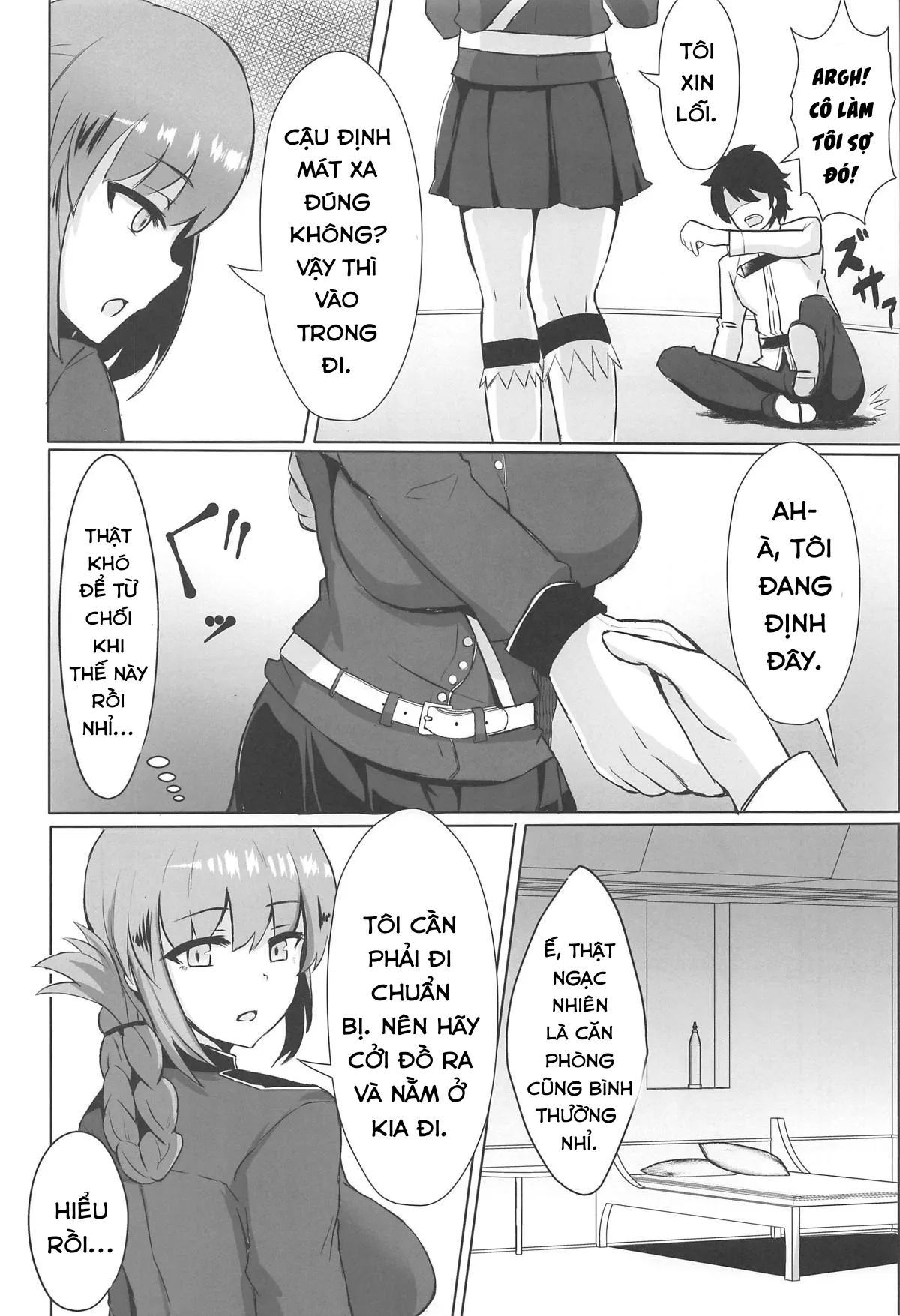 HentaiVN.net - Ảnh 4 - Dosukebe Fuchou no Seikan Sakusei Massage [ドスケベ婦長の性感・搾精マッサージ] - Chap 1