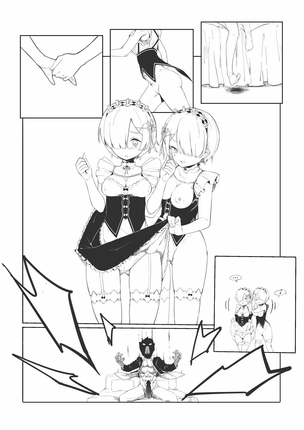 HentaiVN.net - Ảnh 3 - RE：0 (Re:Zero Kara Hajimeru Isekai Seikatsu) - Chap 1