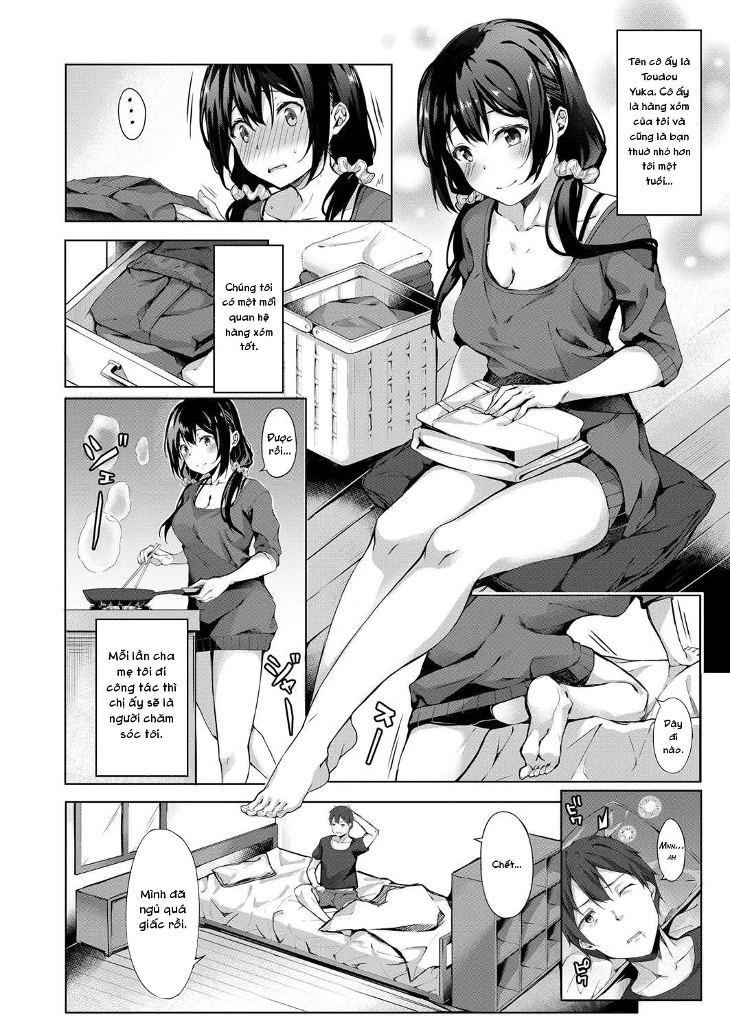 HentaiVN.net - Ảnh 3 - Kimi no Shiranai Ichimen [Nee-san Nextdoor] - Chap 1