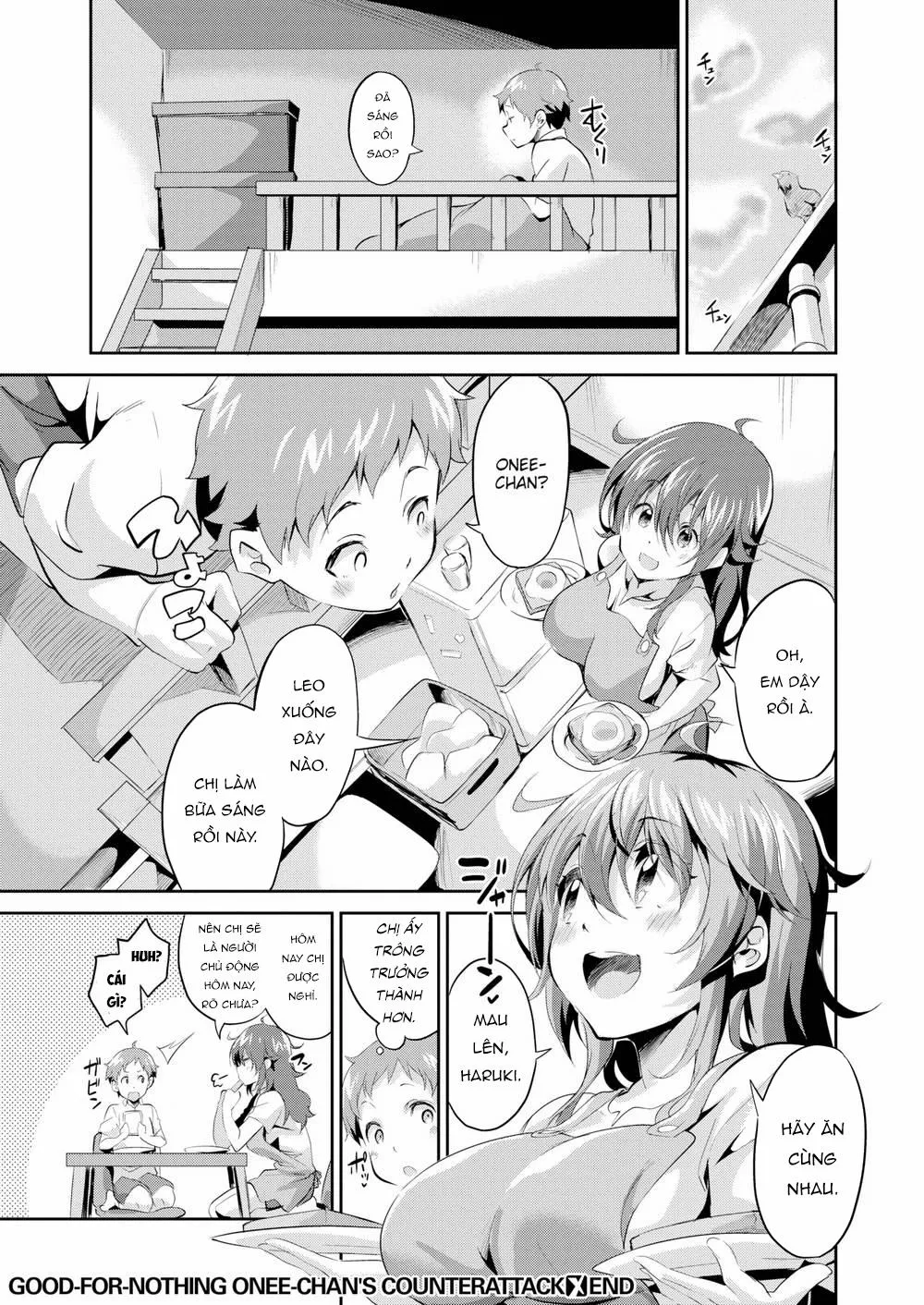 HentaiVN.net - Ảnh 21 - Good-for-Nothing Onee-chan's Counterattack - Chap 1