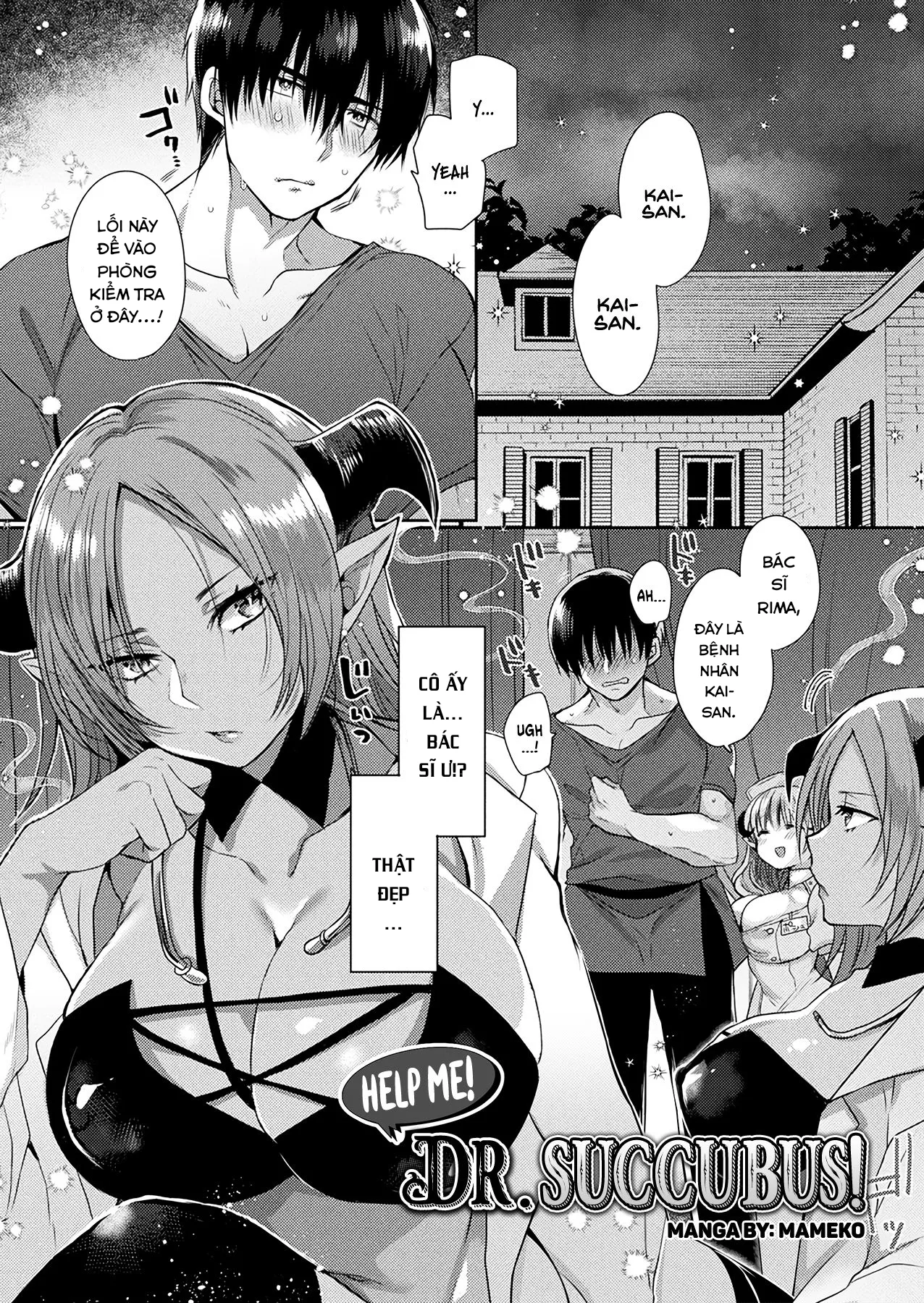 HentaiVN.net - Ảnh 4 - Giúp tôi với, Succubus Sensei! [Tasukete! Succubus Sensei - Help Me! Dr. Succubus] - Chap 1
