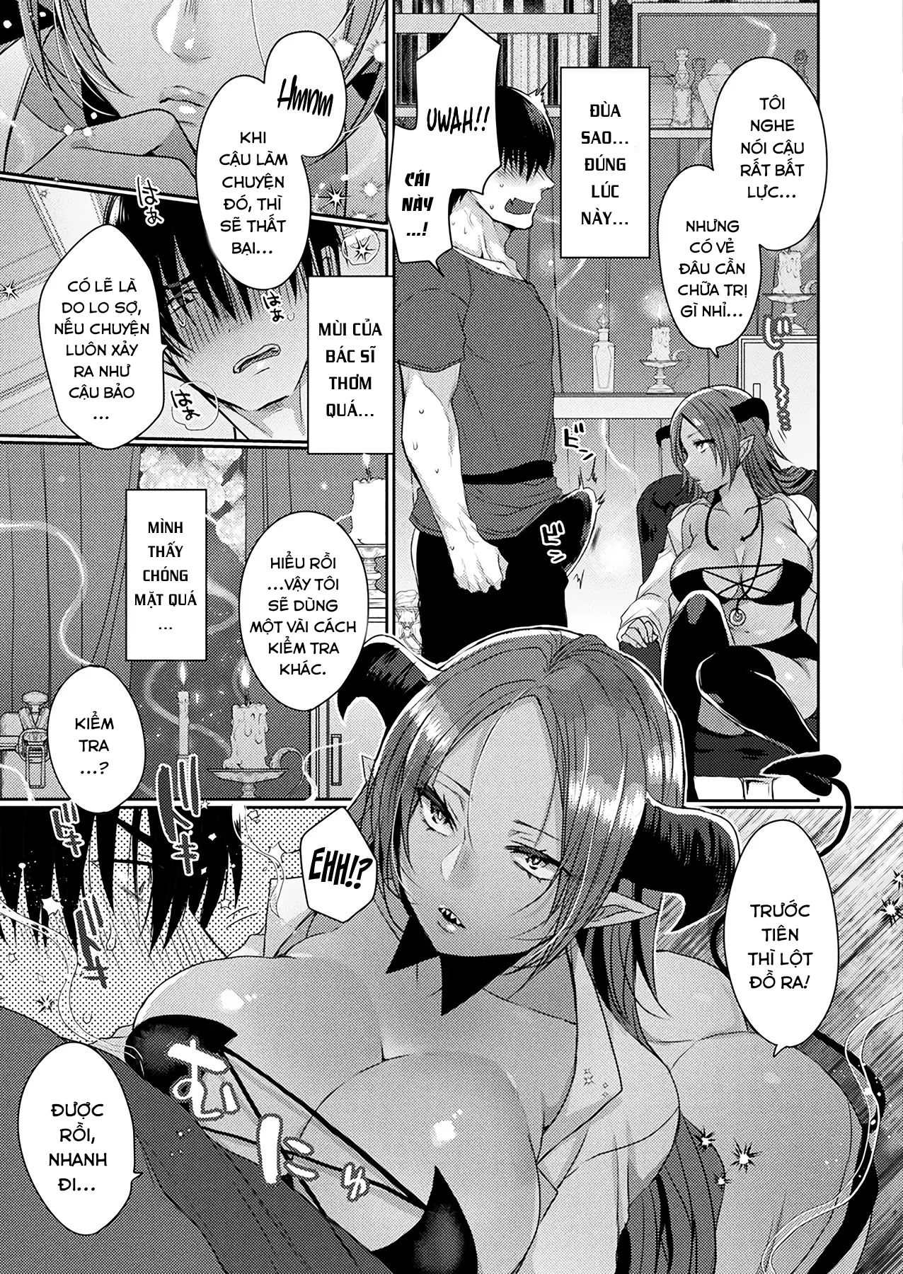 HentaiVN.net - Ảnh 8 - Giúp tôi với, Succubus Sensei! [Tasukete! Succubus Sensei - Help Me! Dr. Succubus] - Chap 1