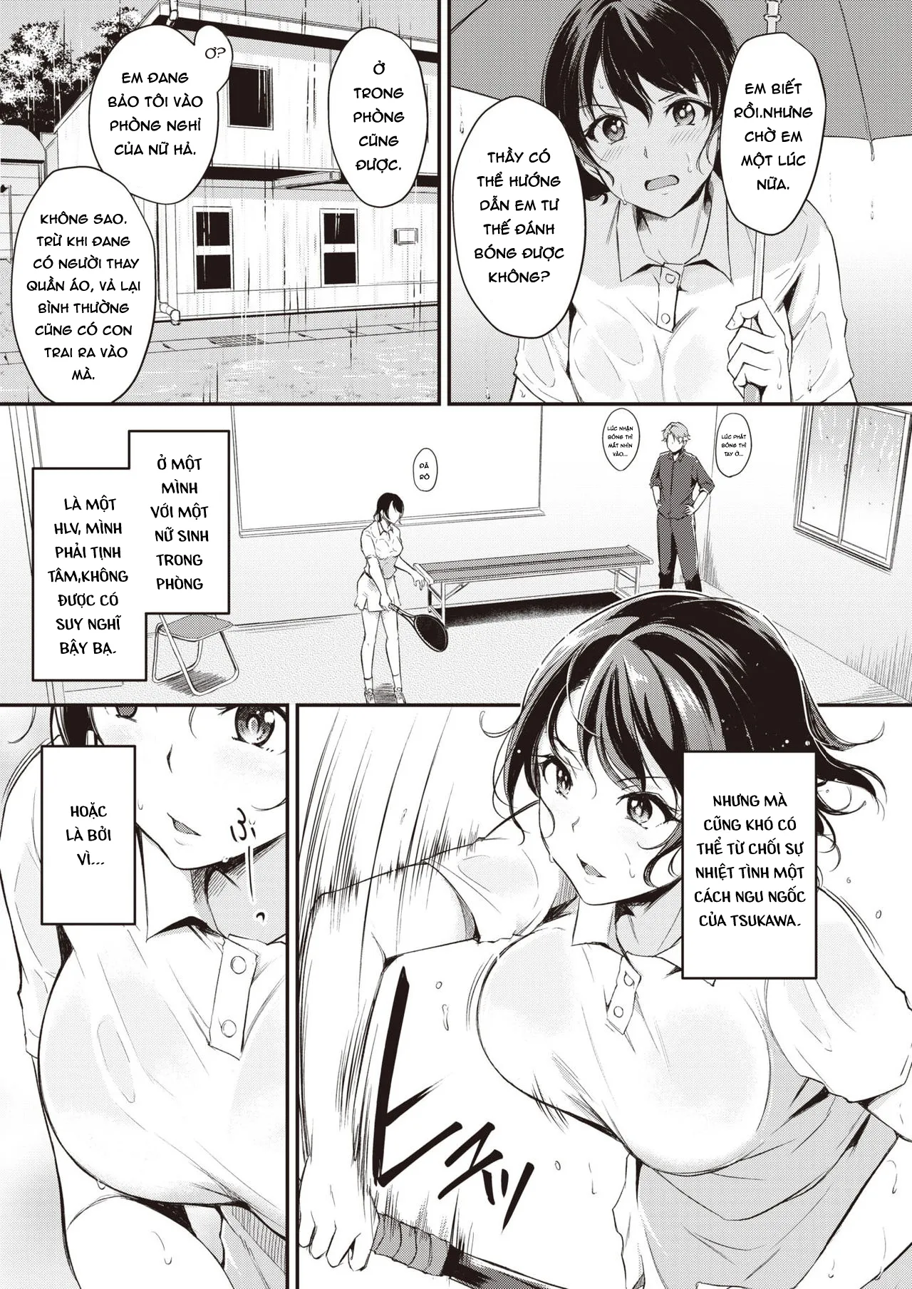 HentaiVN.net - Ảnh 4 - SLY - Chuyện tình của hlv tenis và nữ sinh dâm đãng - Chap 1