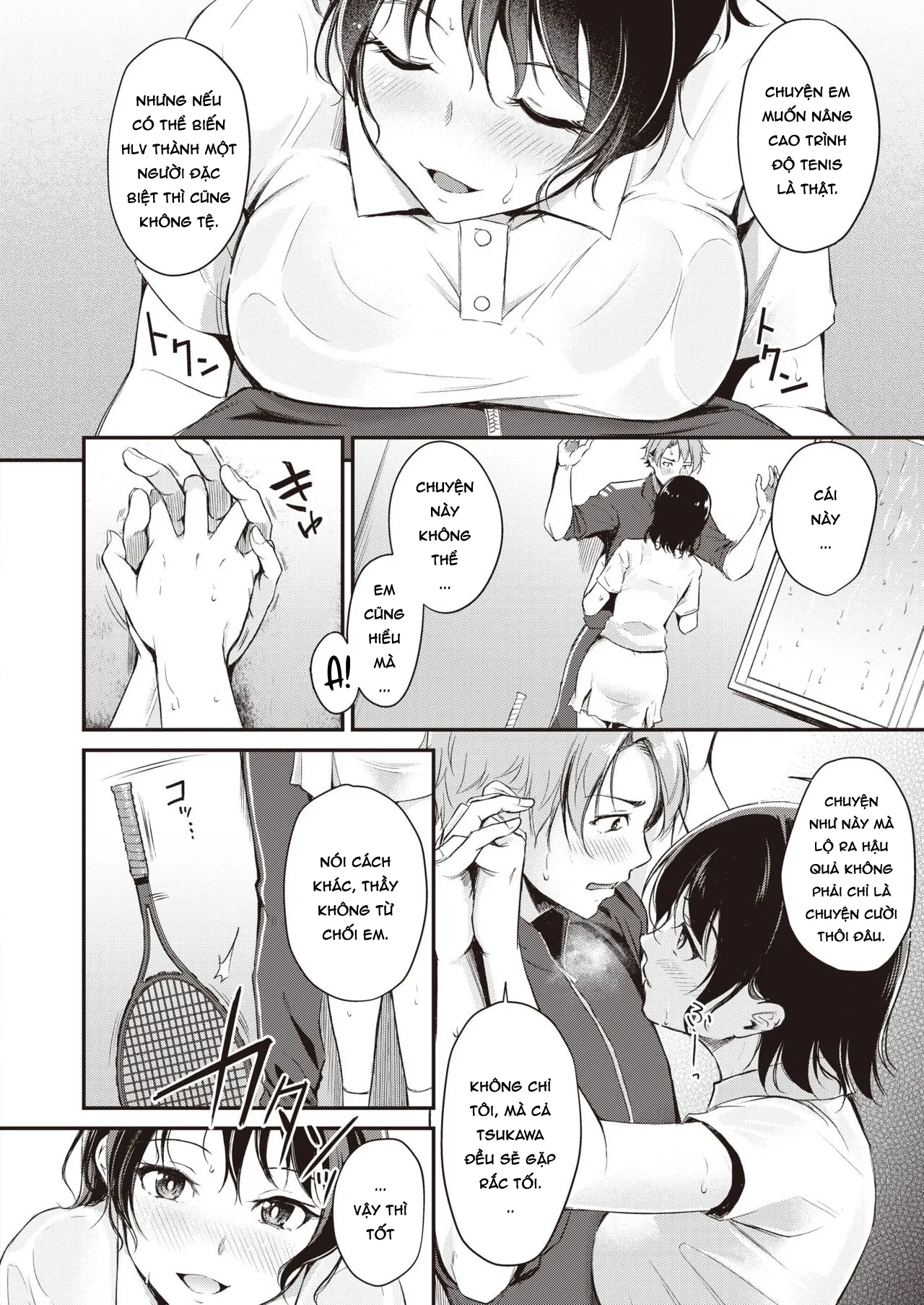 HentaiVN.net - Ảnh 7 - SLY - Chuyện tình của hlv tenis và nữ sinh dâm đãng - Chap 1