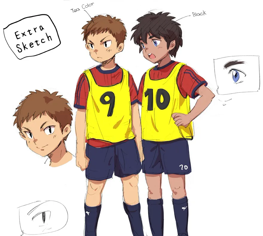 HentaiVN.net - Ảnh 7 - Saikin Jii o Oboeta Soccer Shonen no Manga [さいきん自慰をおぼえたサッカー少年のまんが] - Chap 1