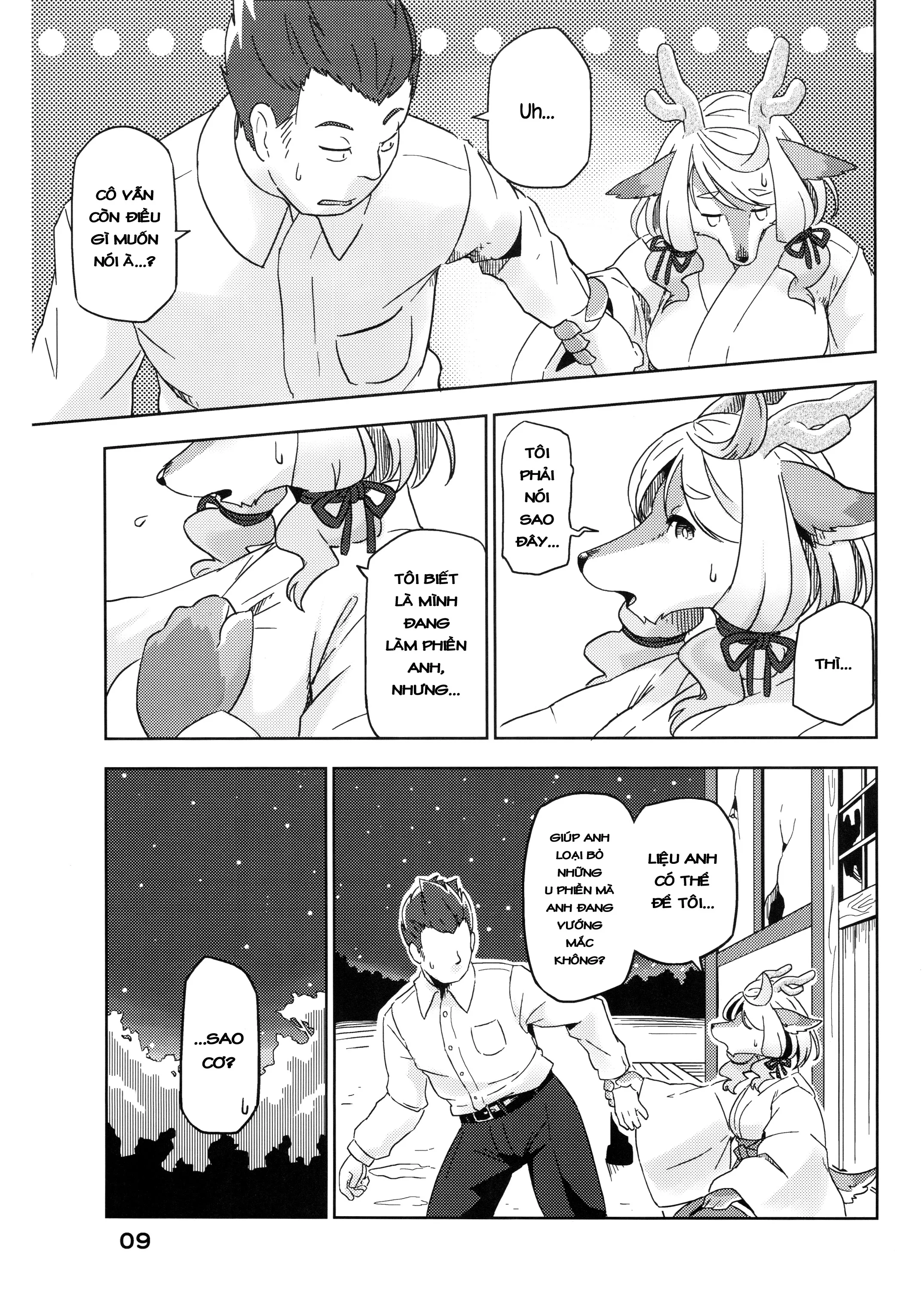HentaiVN.net - Ảnh 12 - Yumiharizuki no Michiru Yoru - Chap 1