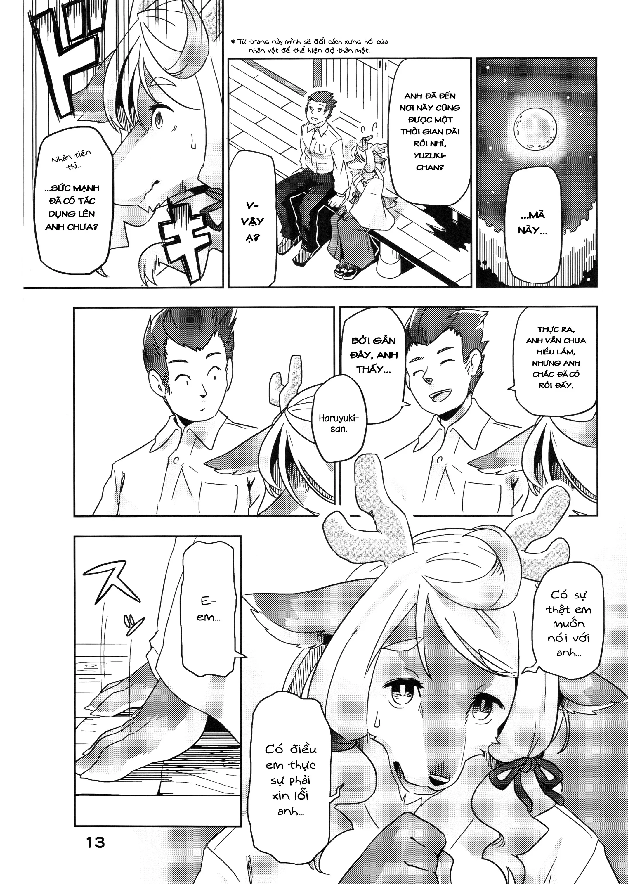 HentaiVN.net - Ảnh 16 - Yumiharizuki no Michiru Yoru - Chap 1