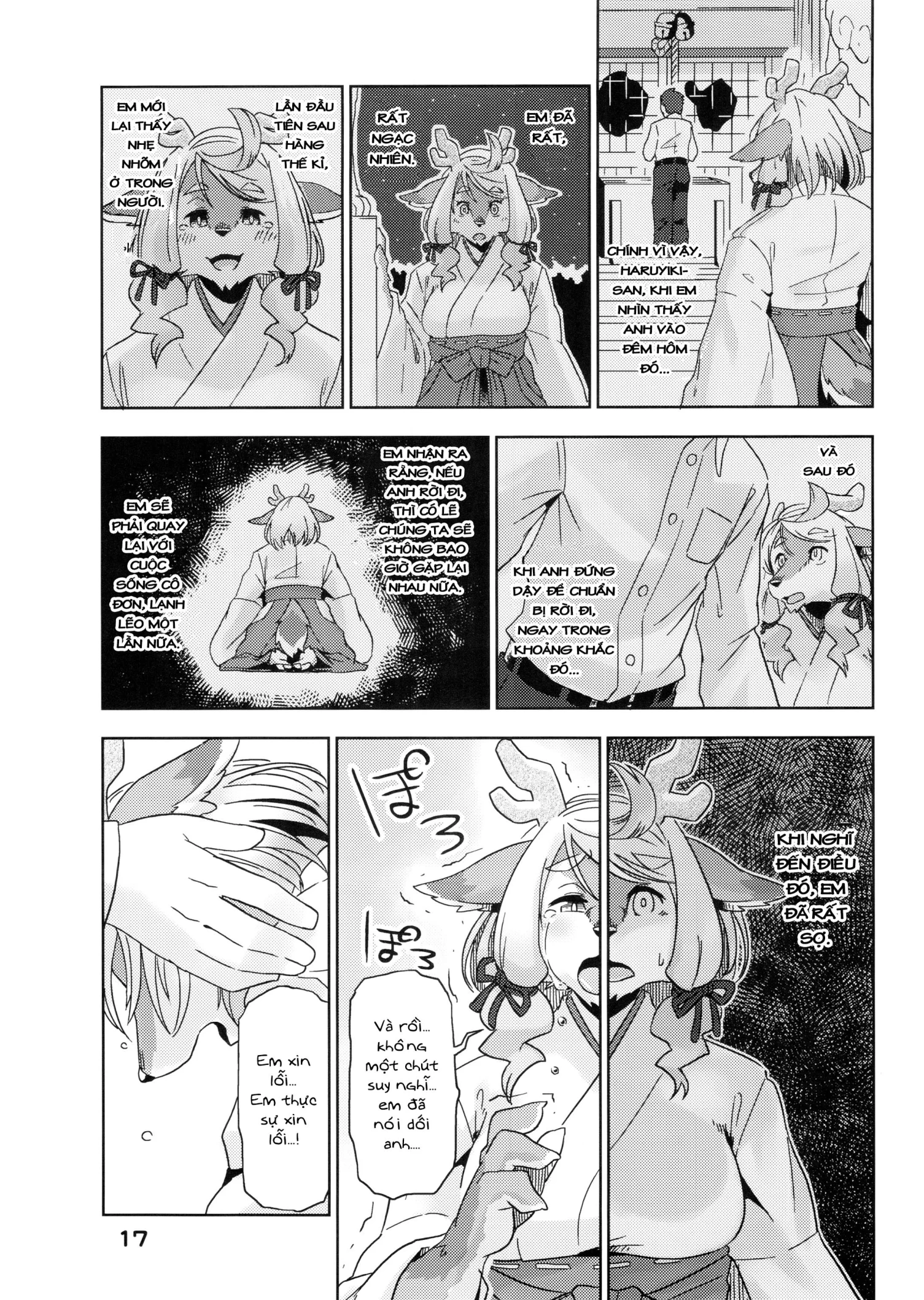 HentaiVN.net - Ảnh 20 - Yumiharizuki no Michiru Yoru - Chap 1