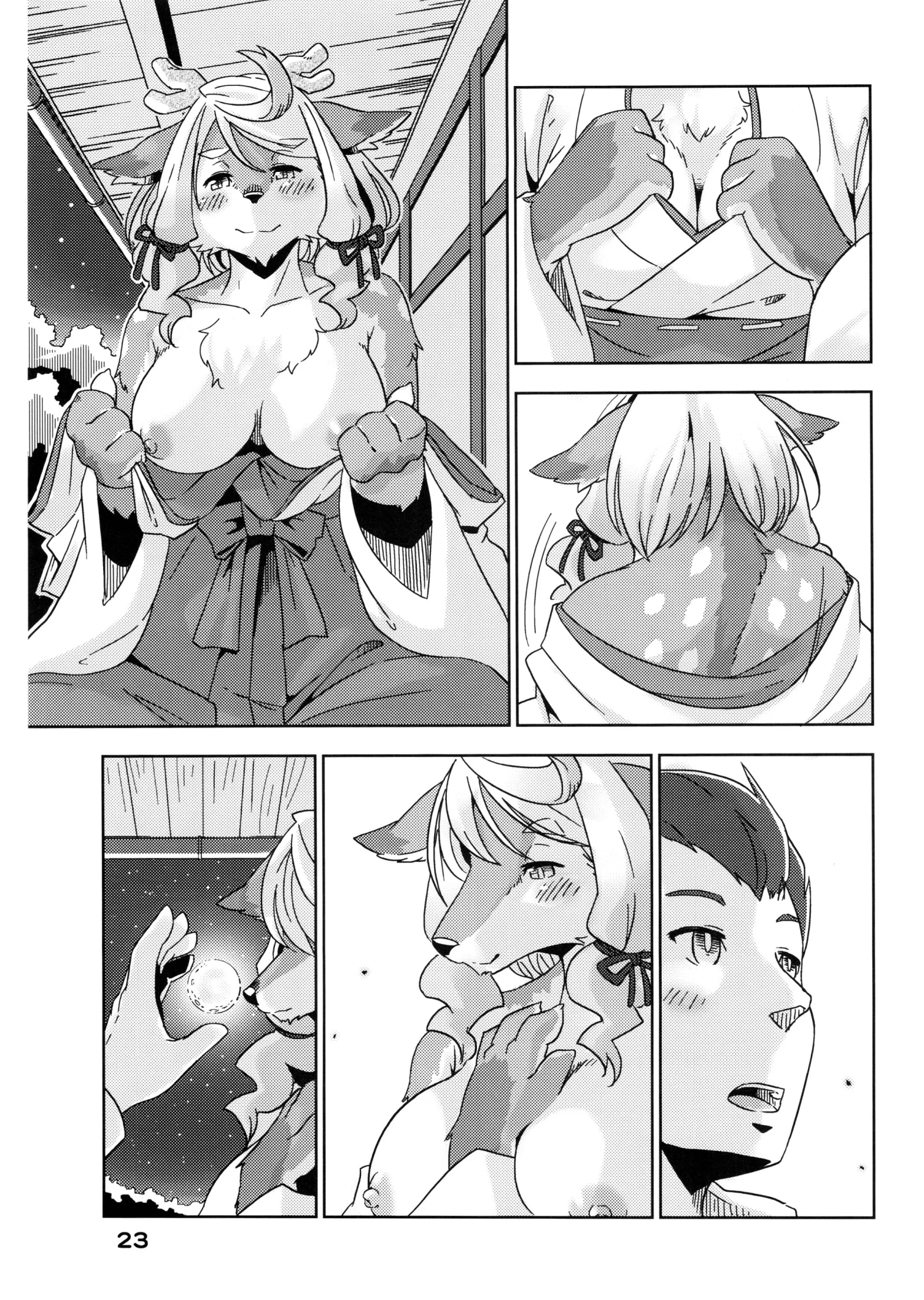 HentaiVN.net - Ảnh 26 - Yumiharizuki no Michiru Yoru - Chap 1