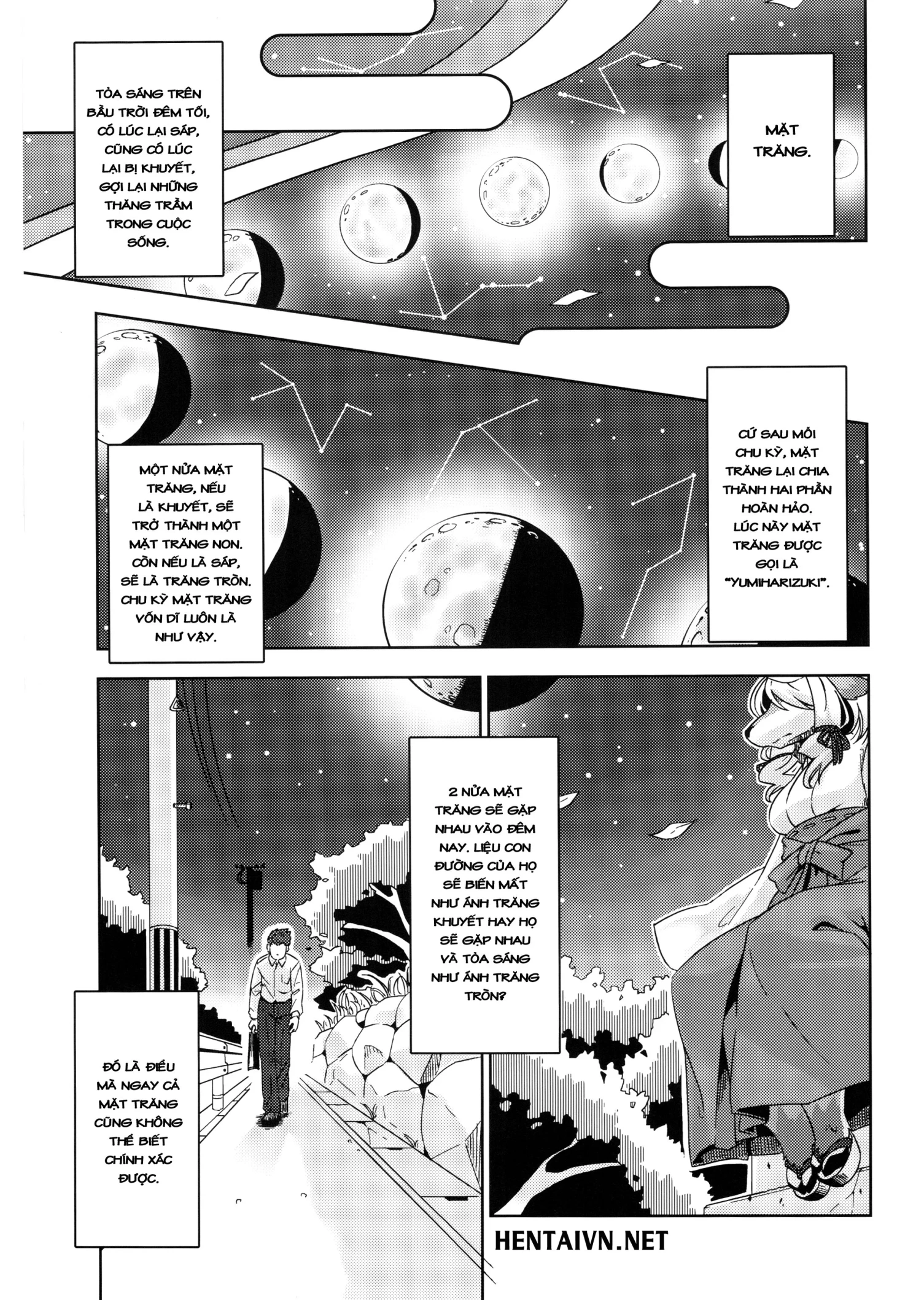 HentaiVN.net - Ảnh 6 - Yumiharizuki no Michiru Yoru - Chap 1