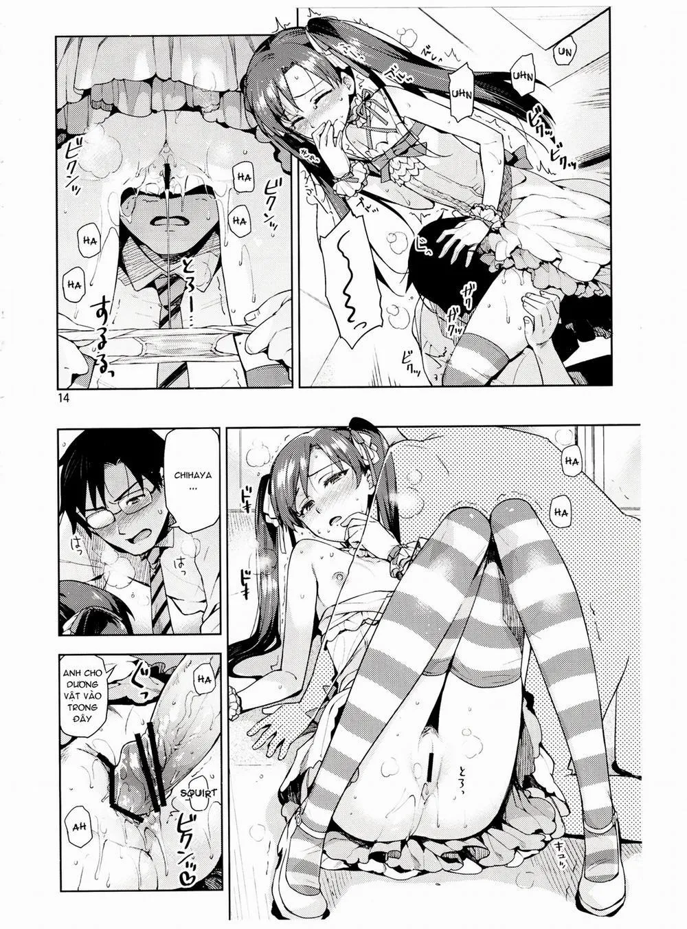 HentaiVN.net - Ảnh 8 - I Cant Control Myself Because Chihaya Is Too Cute (The Idolmaster) - Chap 1