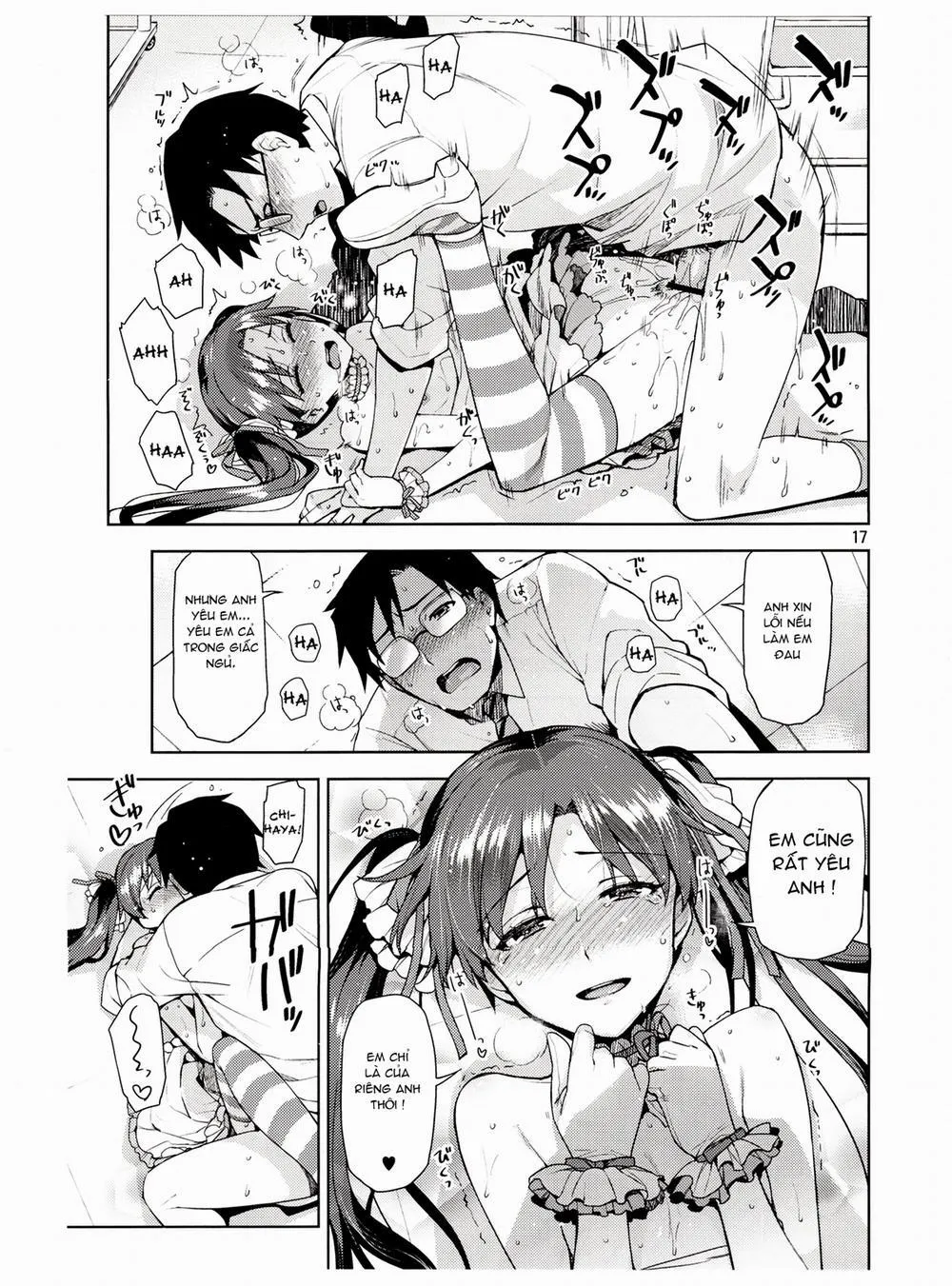 HentaiVN.net - Ảnh 10 - I Cant Control Myself Because Chihaya Is Too Cute (The Idolmaster) - Chap 1