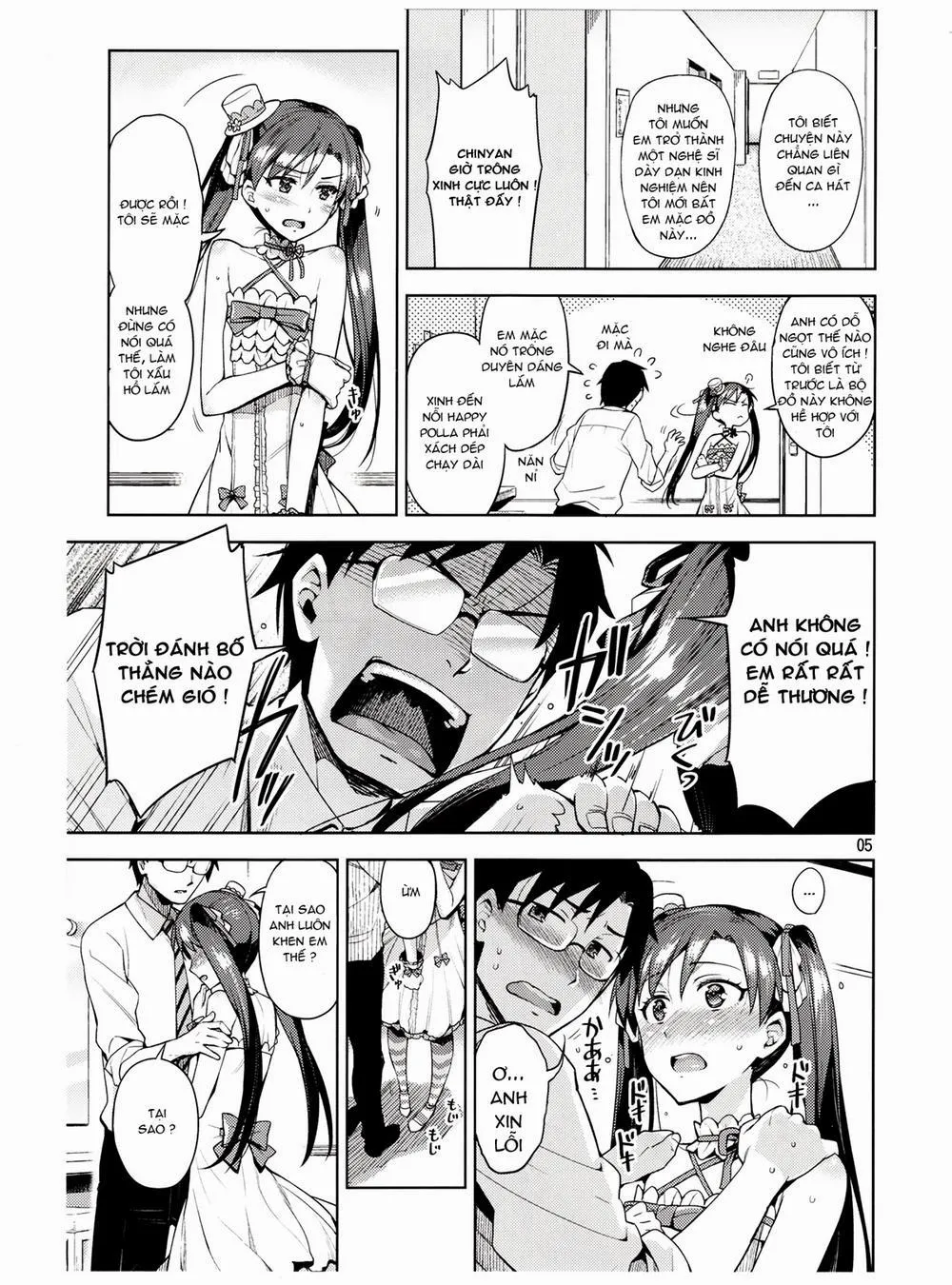 HentaiVN.net - Ảnh 4 - I Cant Control Myself Because Chihaya Is Too Cute (The Idolmaster) - Chap 1