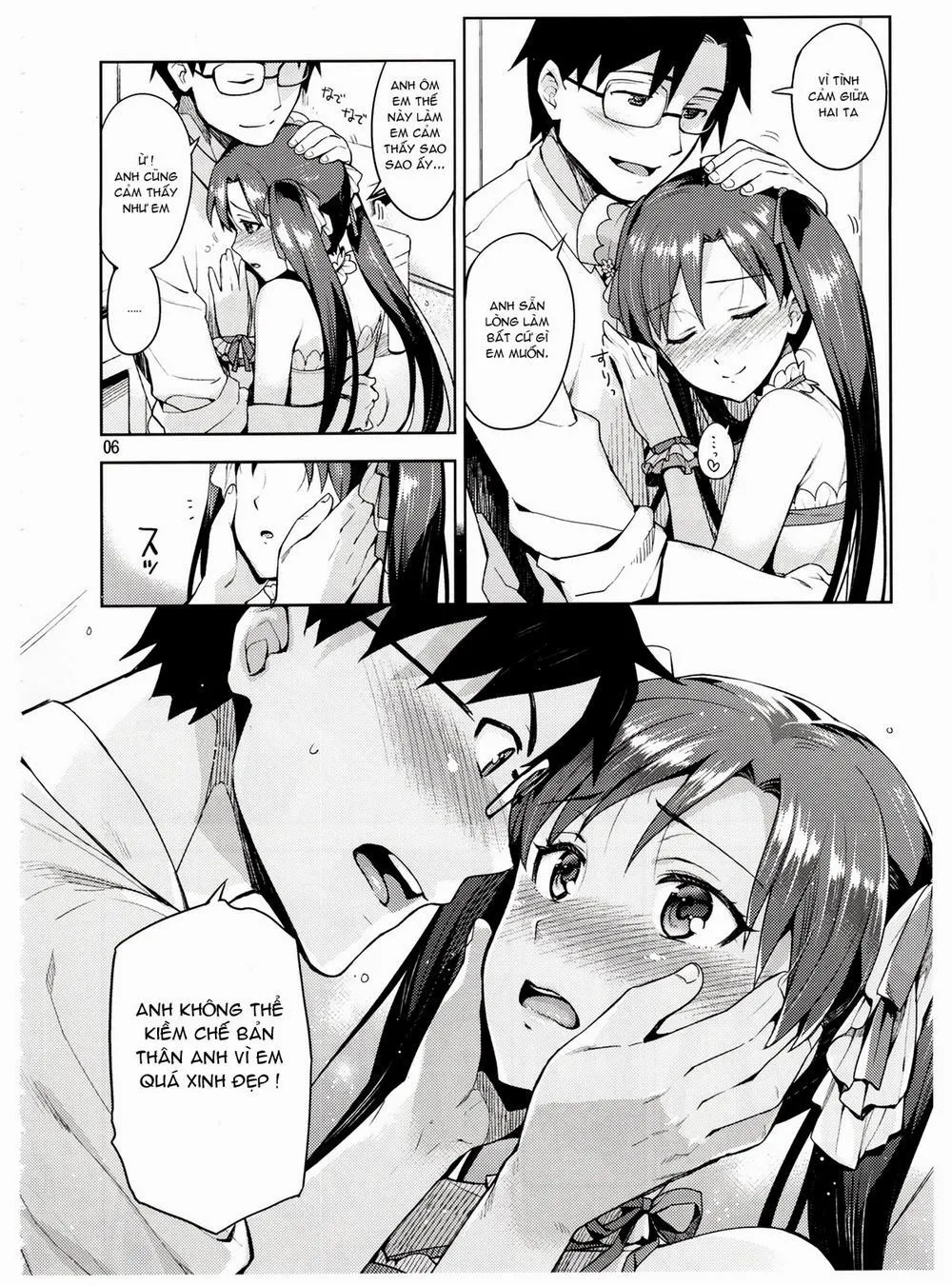 HentaiVN.net - Ảnh 5 - I Cant Control Myself Because Chihaya Is Too Cute (The Idolmaster) - Chap 1