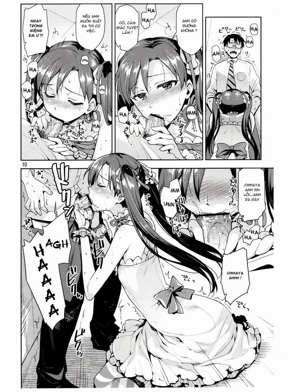 HentaiVN.net - Ảnh 6 - I Cant Control Myself Because Chihaya Is Too Cute (The Idolmaster) - Chap 1