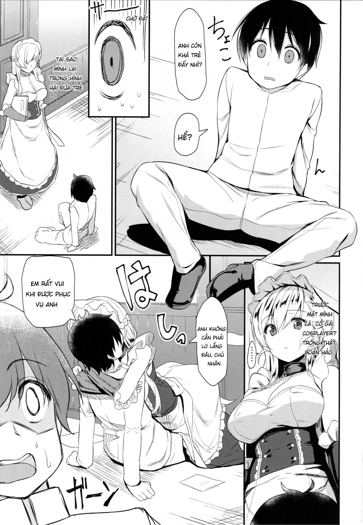 HentaiVN.net - Ảnh 7 - Oneshota Belfast (Azur Lane) [おねしょたベルファスト (アズールレーン)] - Chap 1