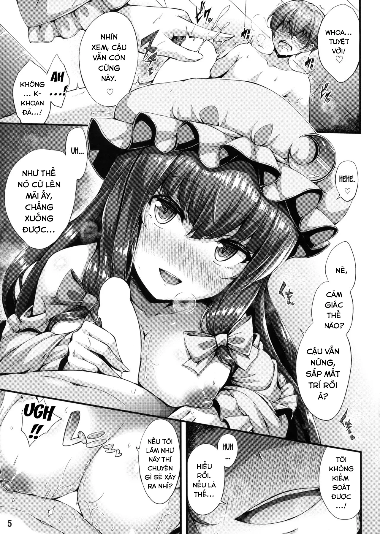 HentaiVN.net - Ảnh 7 - Patchu Hame! (Touhou Project) - Chap 1