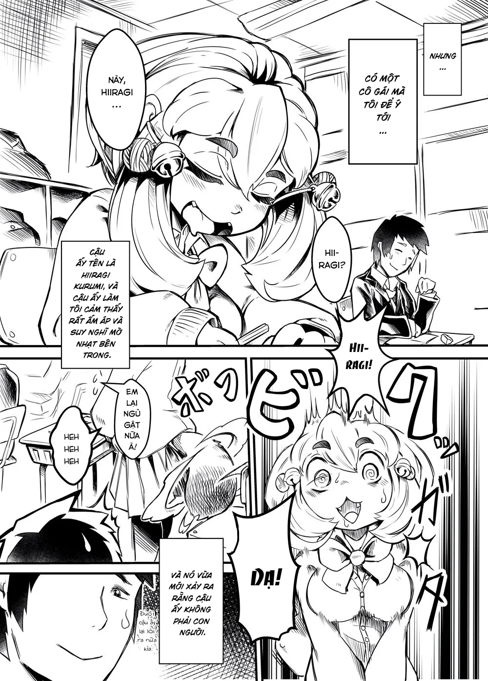 HentaiVN.net - Ảnh 4 - CLASSMATE WA BAKASHI HETA - Chap 1